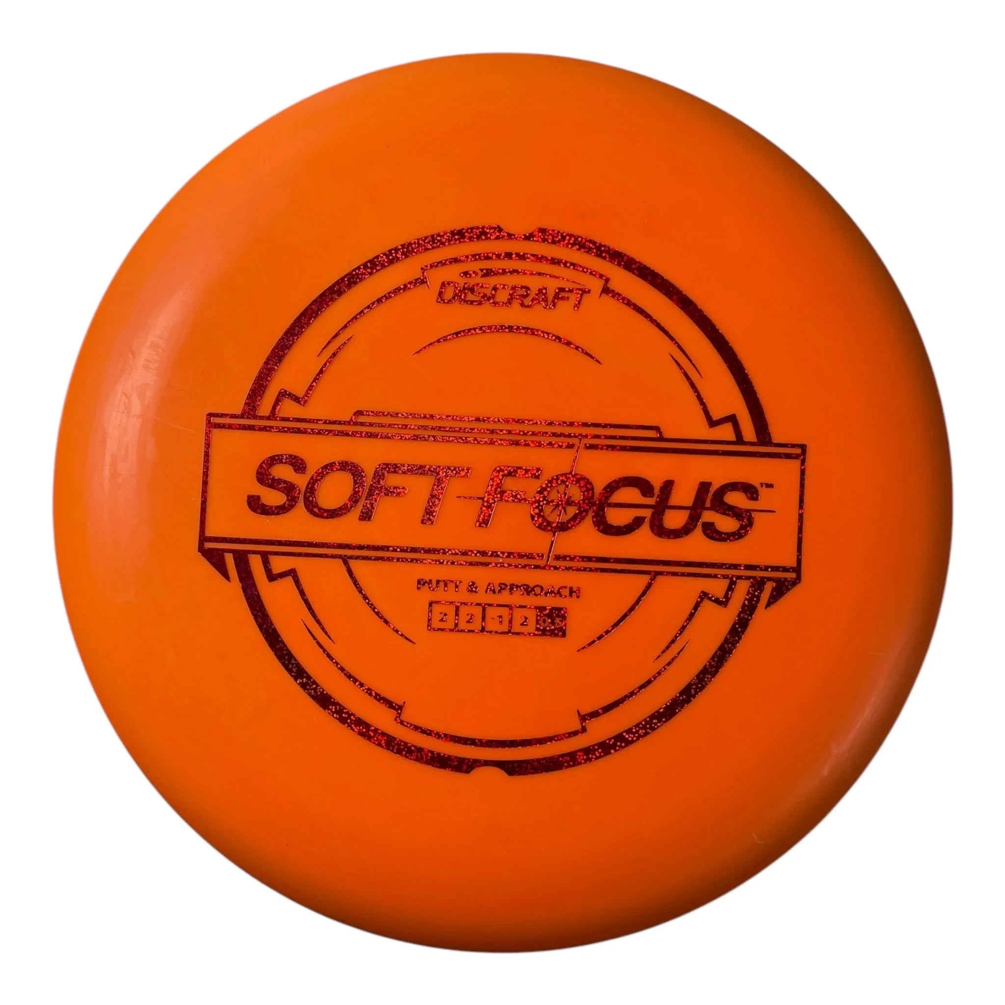 Discraft Focus | Putter Line Soft | Orange/Red 173g Disc Golf
