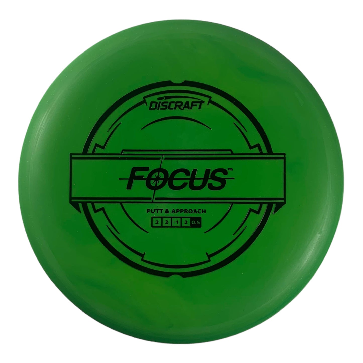 Discraft Focus | Putter Line | Green/Black 172g Disc Golf