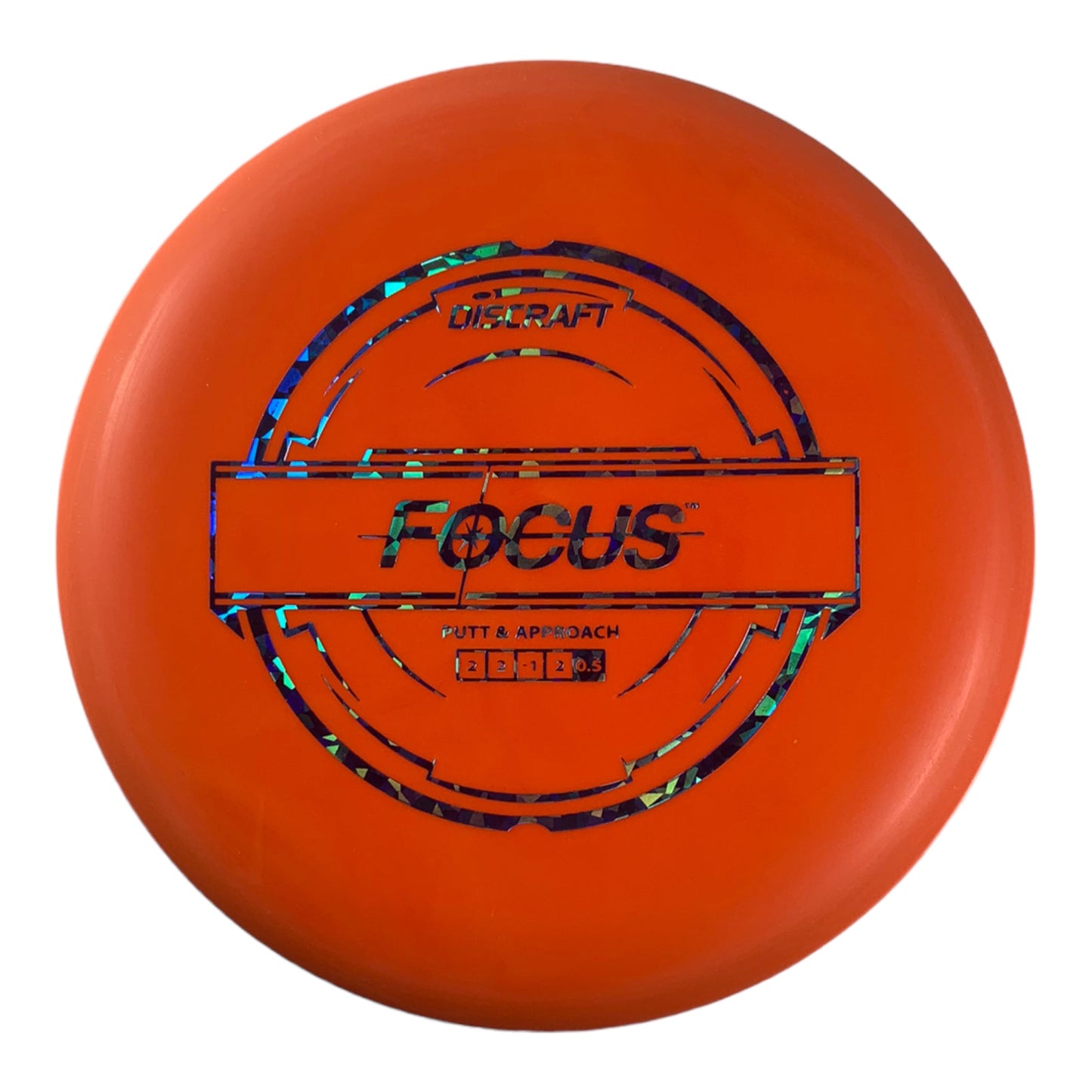 Discraft Focus | Putter Line | Orange/Blue 171g Disc Golf