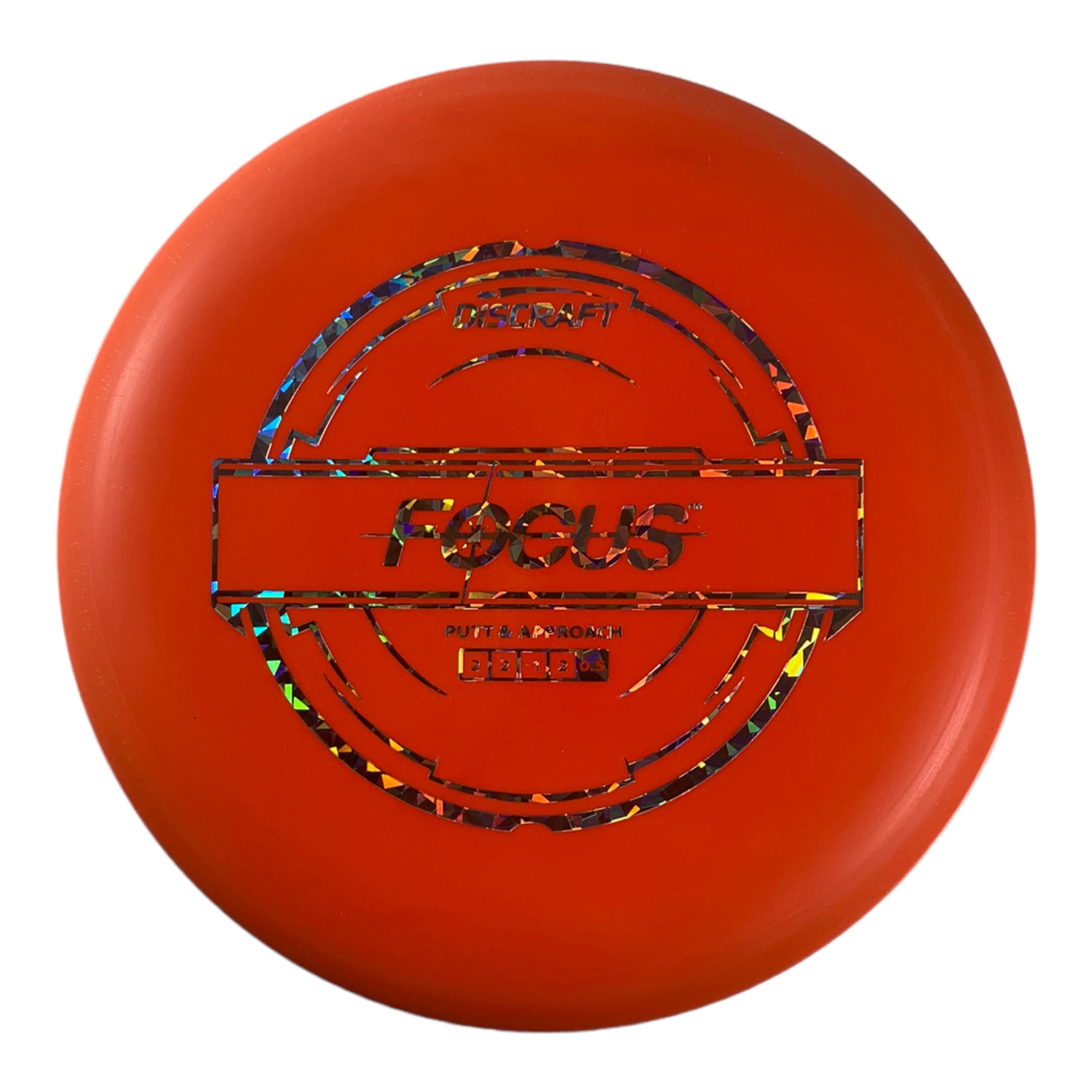 Discraft Focus | Putter Line | Orange/Holo 173g Disc Golf