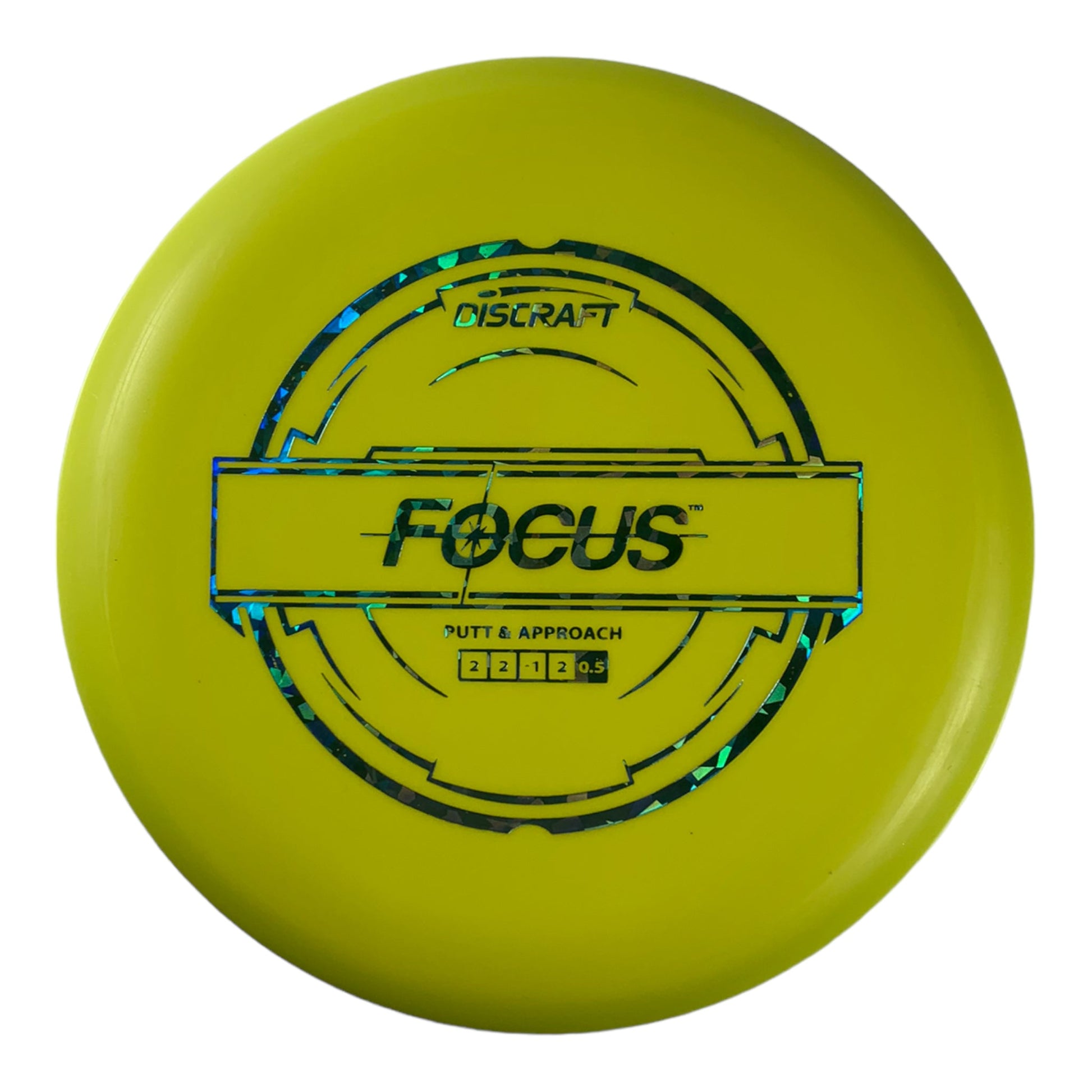 Discraft Focus | Putter Line | Yellow/Blue 171g Disc Golf