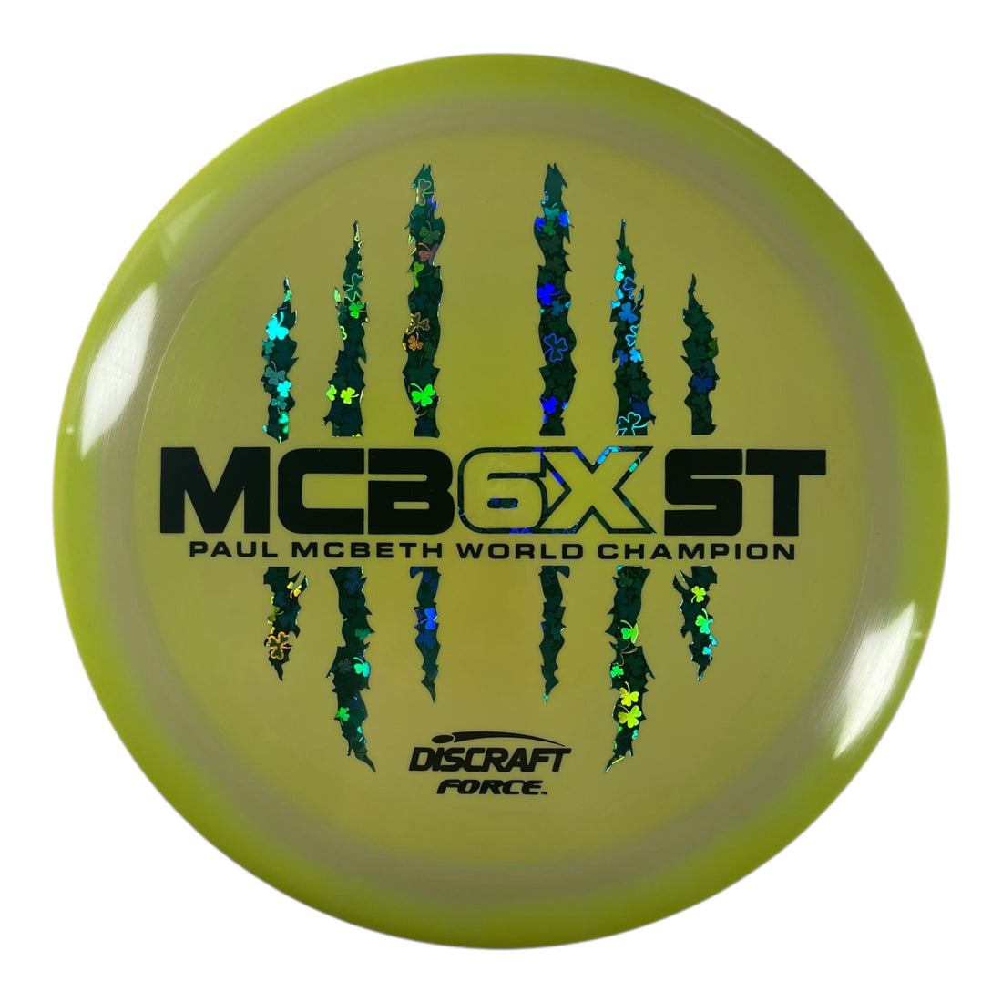 Discraft Force | ESP | Green/Clovers 172g (Paul McBeth 6x Claw) Disc Golf
