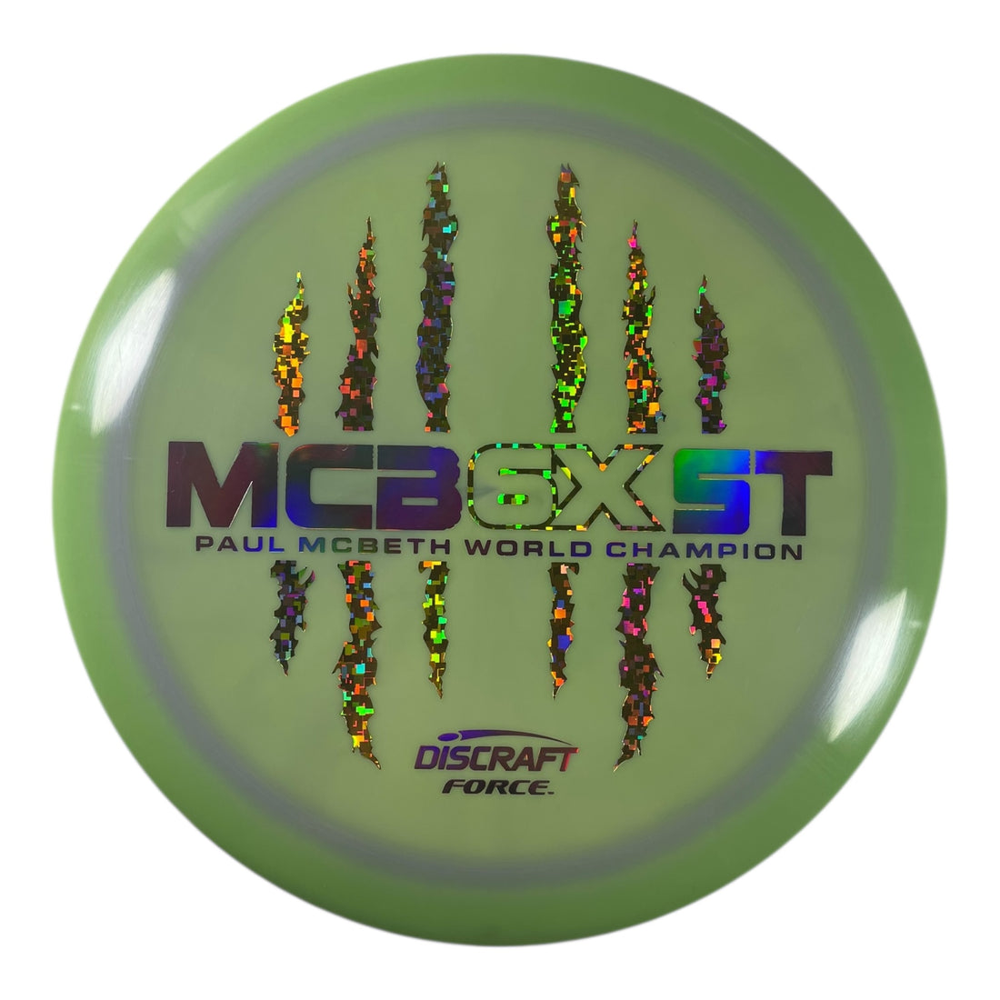 Discraft Force | ESP | Green/Gold Holo 172g (Paul McBeth 6x Claw) Disc Golf