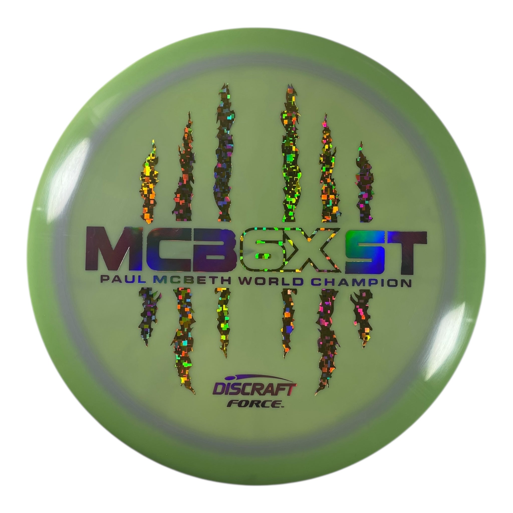 Discraft Force | ESP | Green/Gold Holo 172g (Paul McBeth 6x Claw) Disc Golf