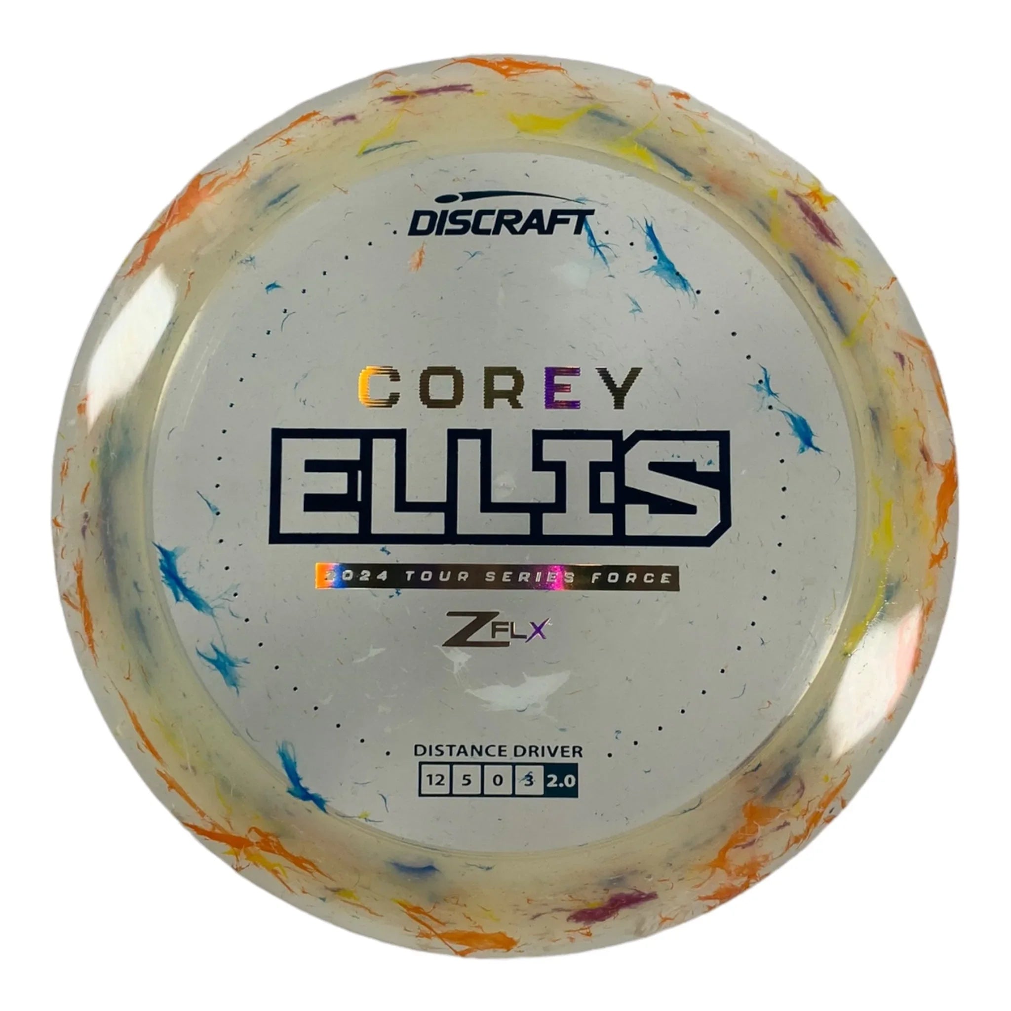 Discraft Force | Jawbreaker Z FLX | Yellow/Blue 174g (Corey Ellis) Disc Golf