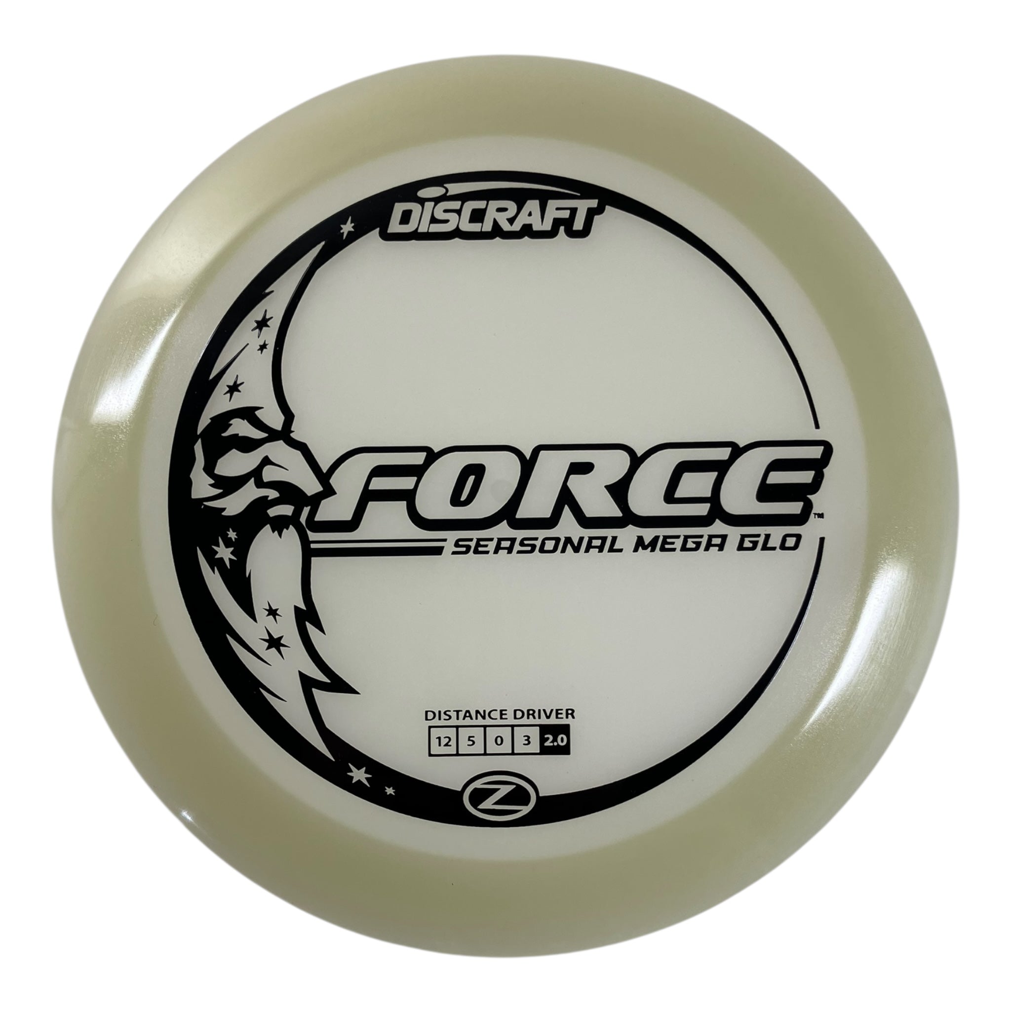 Discraft Force | Mega Glo | Glow/Black 173g (Seasonal) Disc Golf
