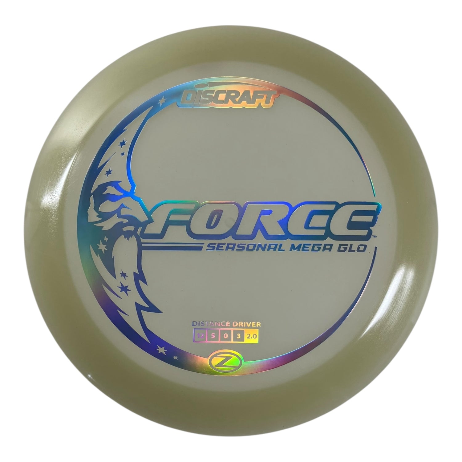 Discraft Force | Mega Glo | Glow/Holo 173g (Seasonal) Disc Golf
