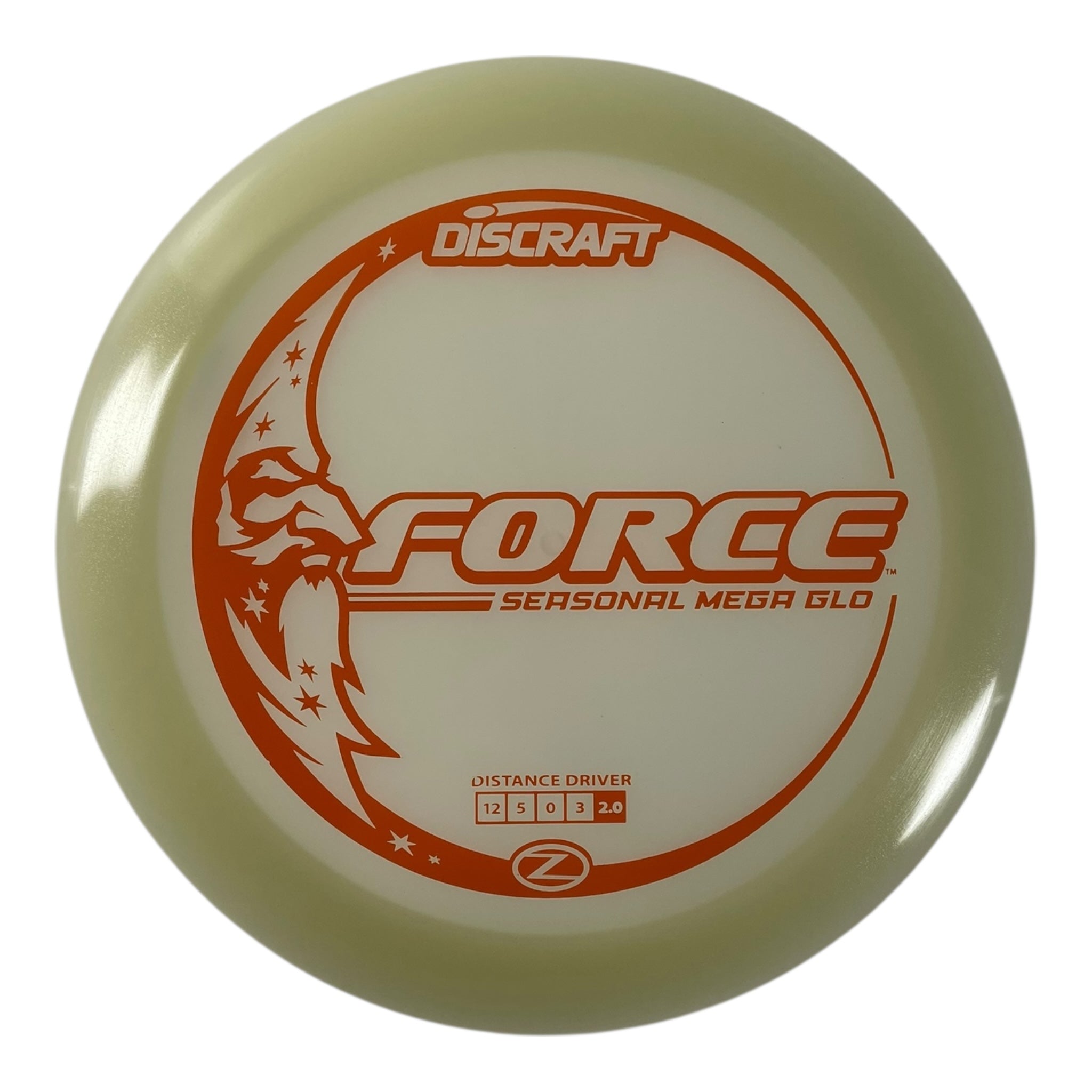 Discraft Force | Mega Glo | Glow/Orange 174g Disc Golf