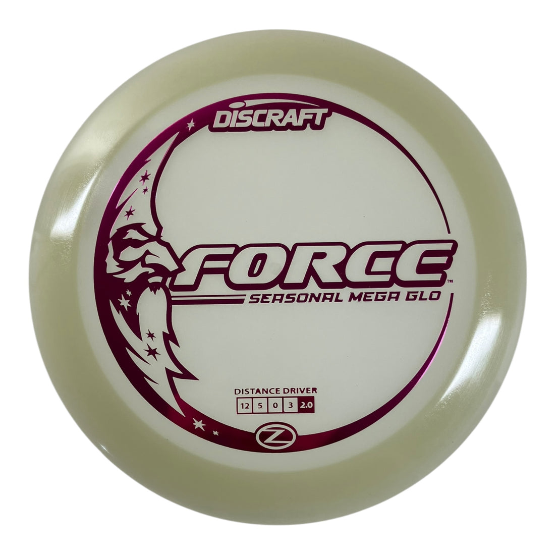 Discraft Force | Mega Glo | Glow/Pink 173g (Seasonal) Disc Golf