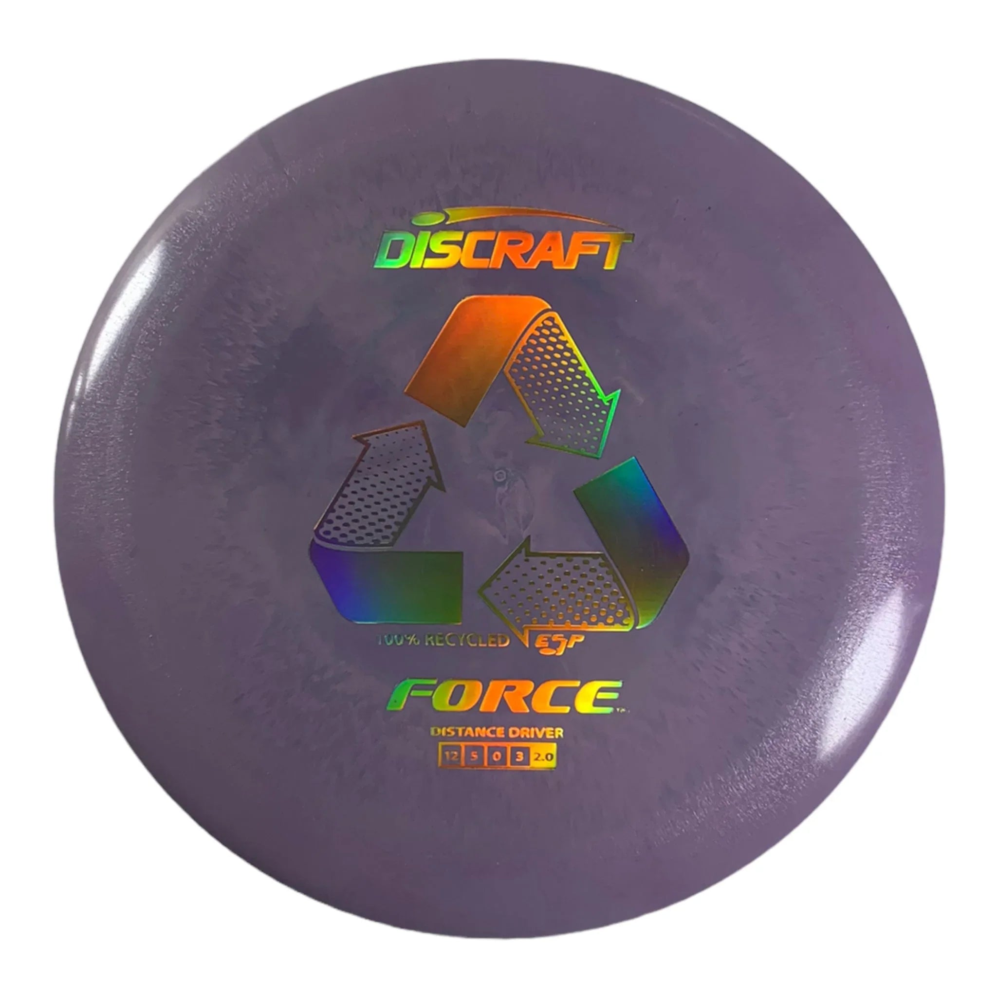 Discraft Force | Recycled ESP | Purple/Bronze Holo 170g Disc Golf