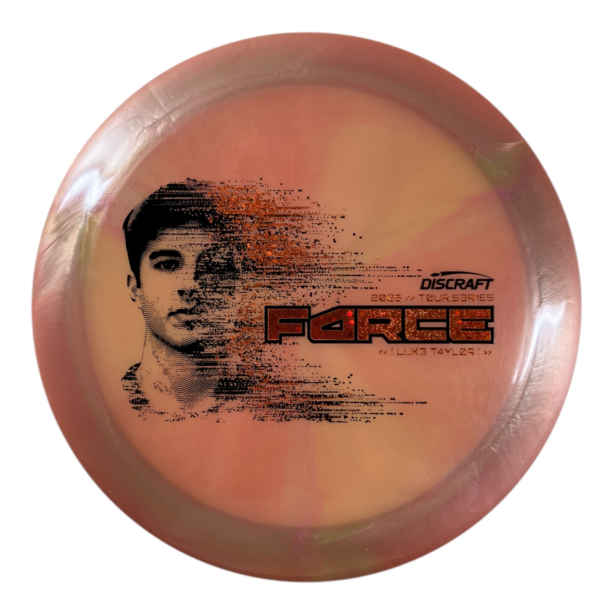 Discraft Force | Titanium Big Z | Orange/Bronze 173g (Luke Taylor 2026 Tour Series) Disc Golf