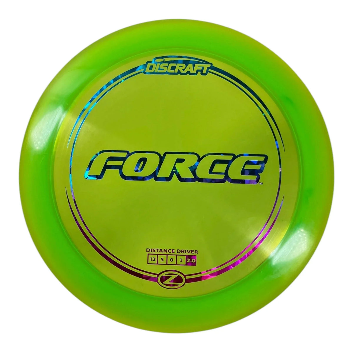 Discraft Force | Z Line | Green/Multi 173g Disc Golf