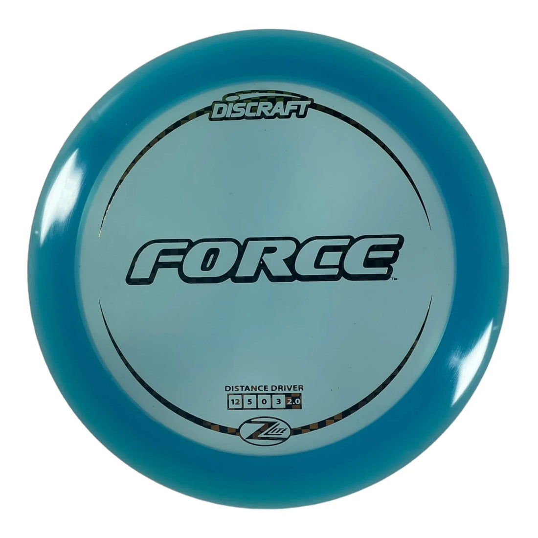 Discraft Force | Z Lite | Blue/Checkers 166g Disc Golf
