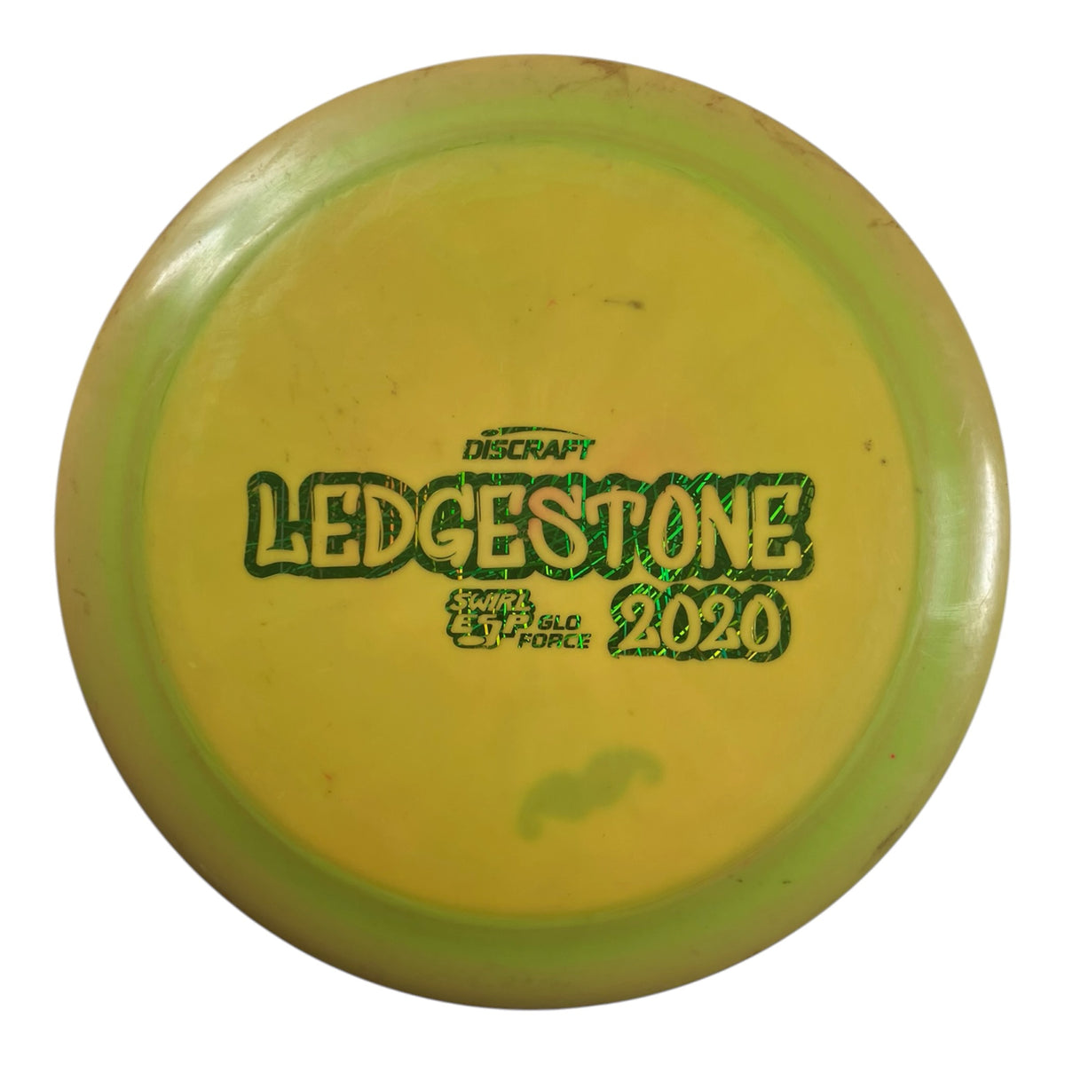 Discraft Force - Used Good | Swirl ESP Glo | Green/Green 175g (Ledgestone 2020) Disc Golf