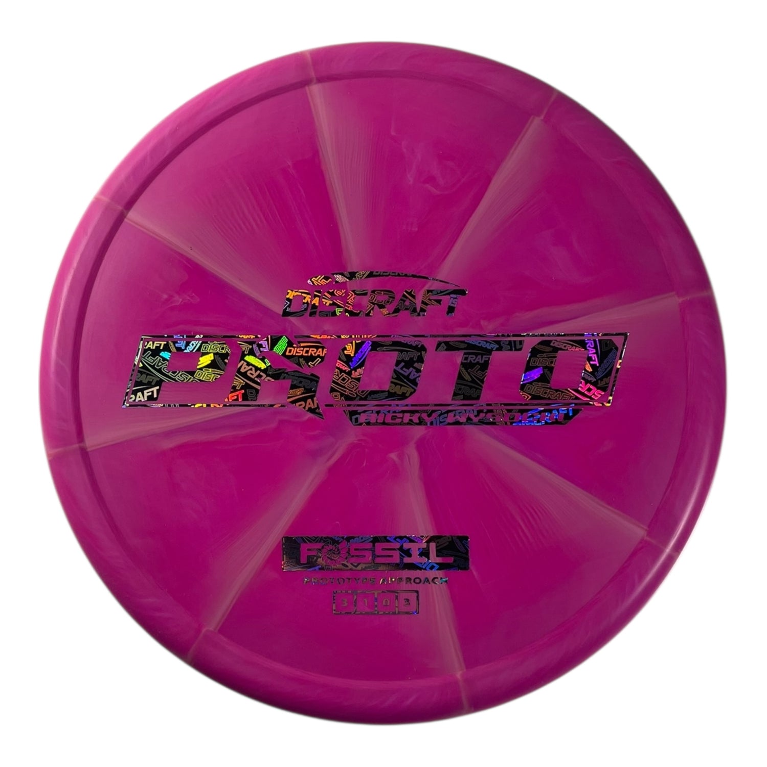 Discraft Fossil | Prototype Putter Blend | Pink/Discraft Logo 173g (Ricky Wysocki) Disc Golf