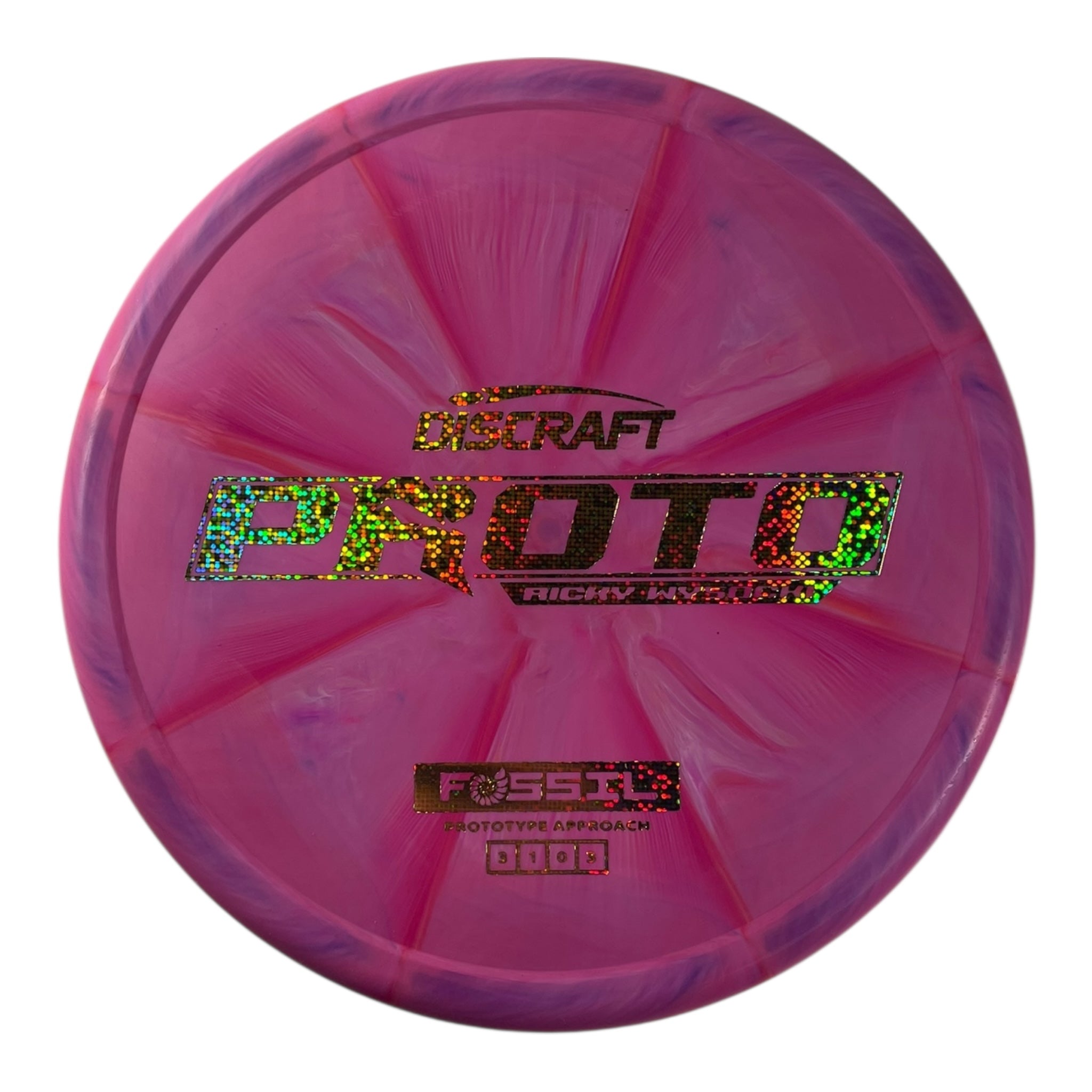 Discraft Fossil | Prototype Putter Blend | Pink/Gold Sparkle 174g (Ricky Wysocki) Disc Golf