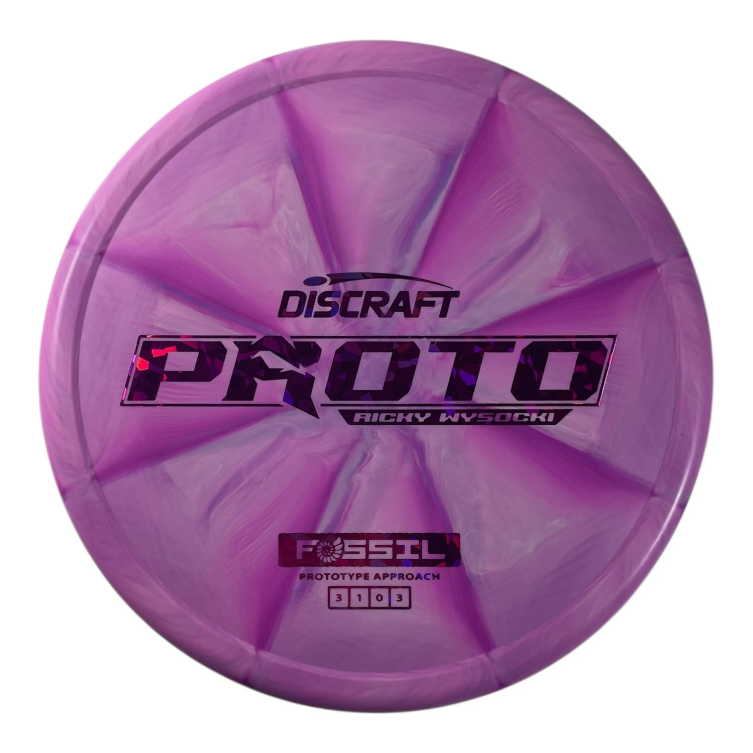 Discraft Fossil | Prototype Putter Blend | Pink/Pink 173g (Ricky Wysocki) Disc Golf