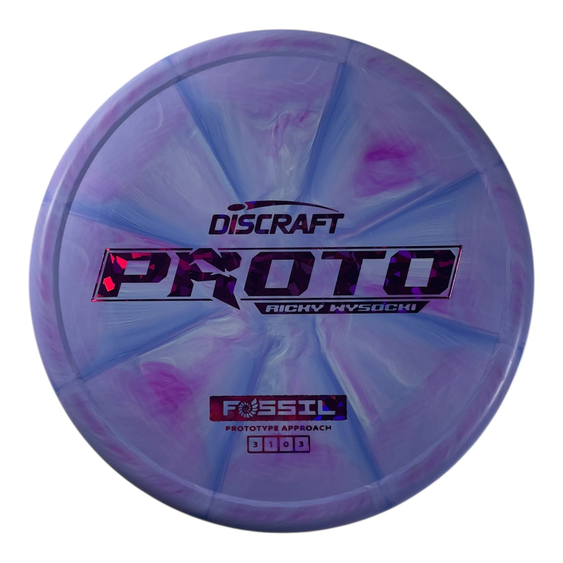 Discraft Fossil | Prototype Putter Blend | Purple/Pink 173g (Ricky Wysocki) Disc Golf