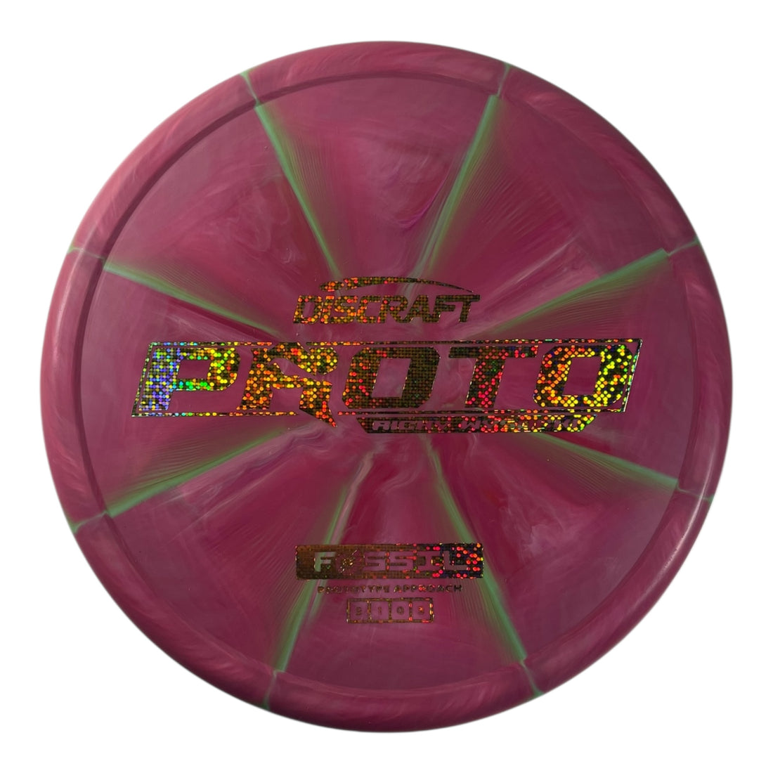 Discraft Fossil | Prototype Putter Blend | Red/Gold Sparkle 174g (Ricky Wysocki) Disc Golf