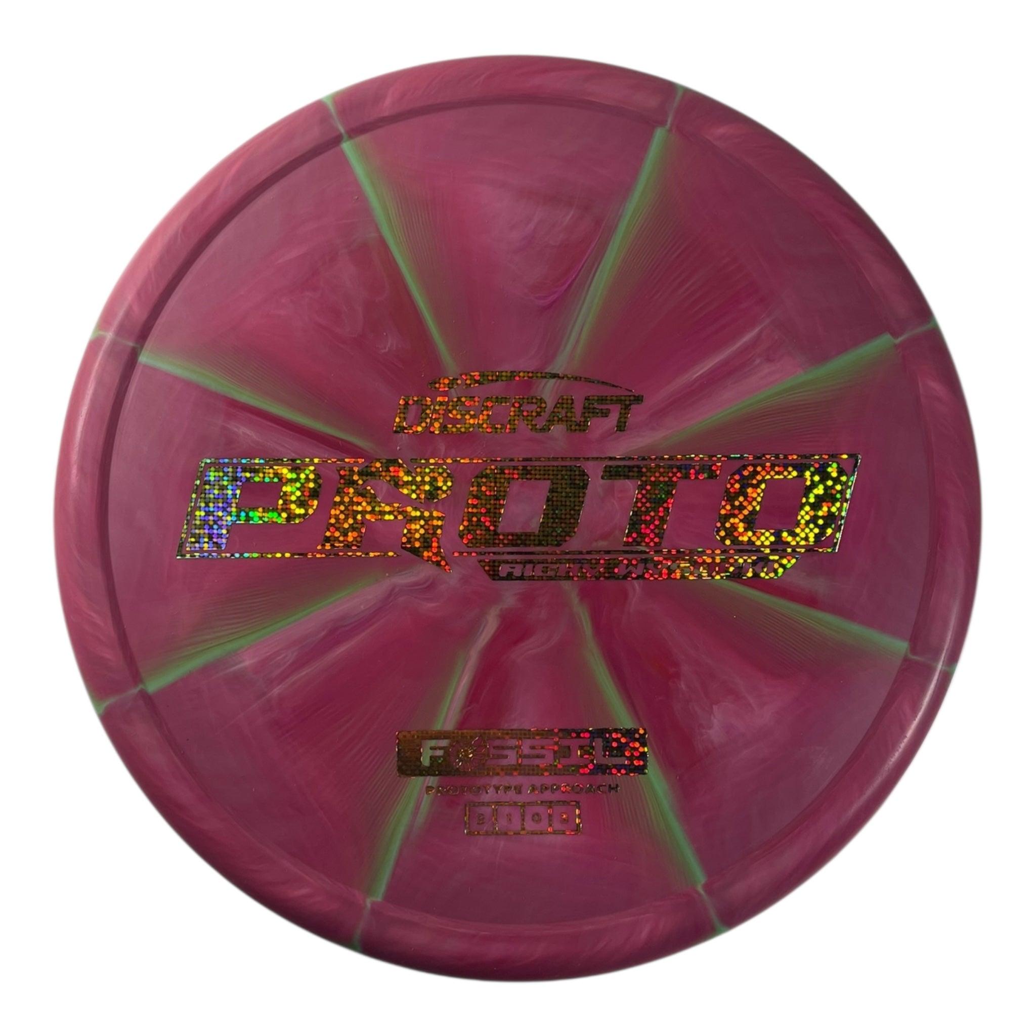 Discraft Fossil | Prototype Putter Blend | Red/Gold Sparkle 174g (Ricky Wysocki) Disc Golf