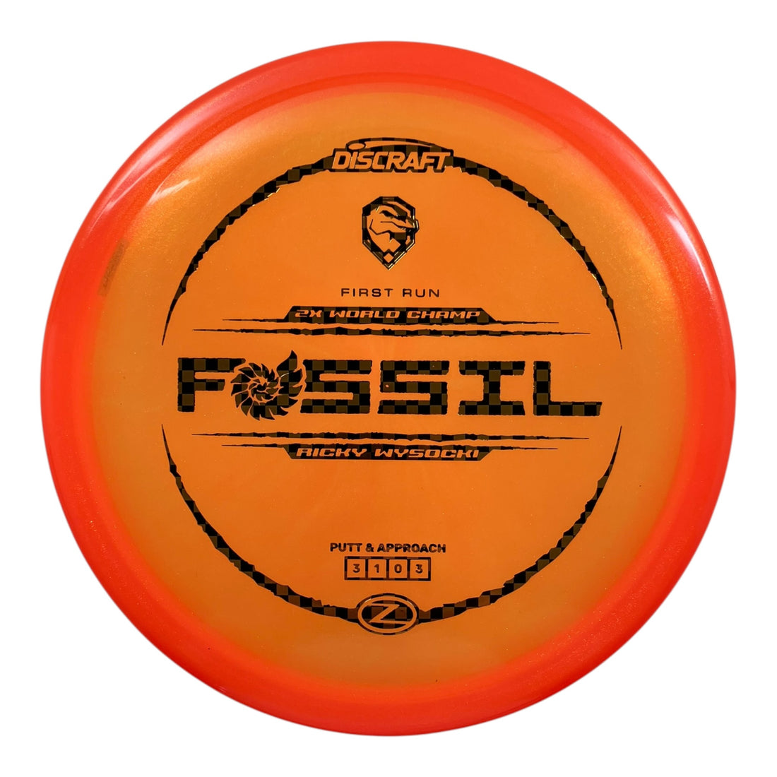 Discraft Fossil | Z Colorshift | Orange/Checkers 174g (First Run) Disc Golf