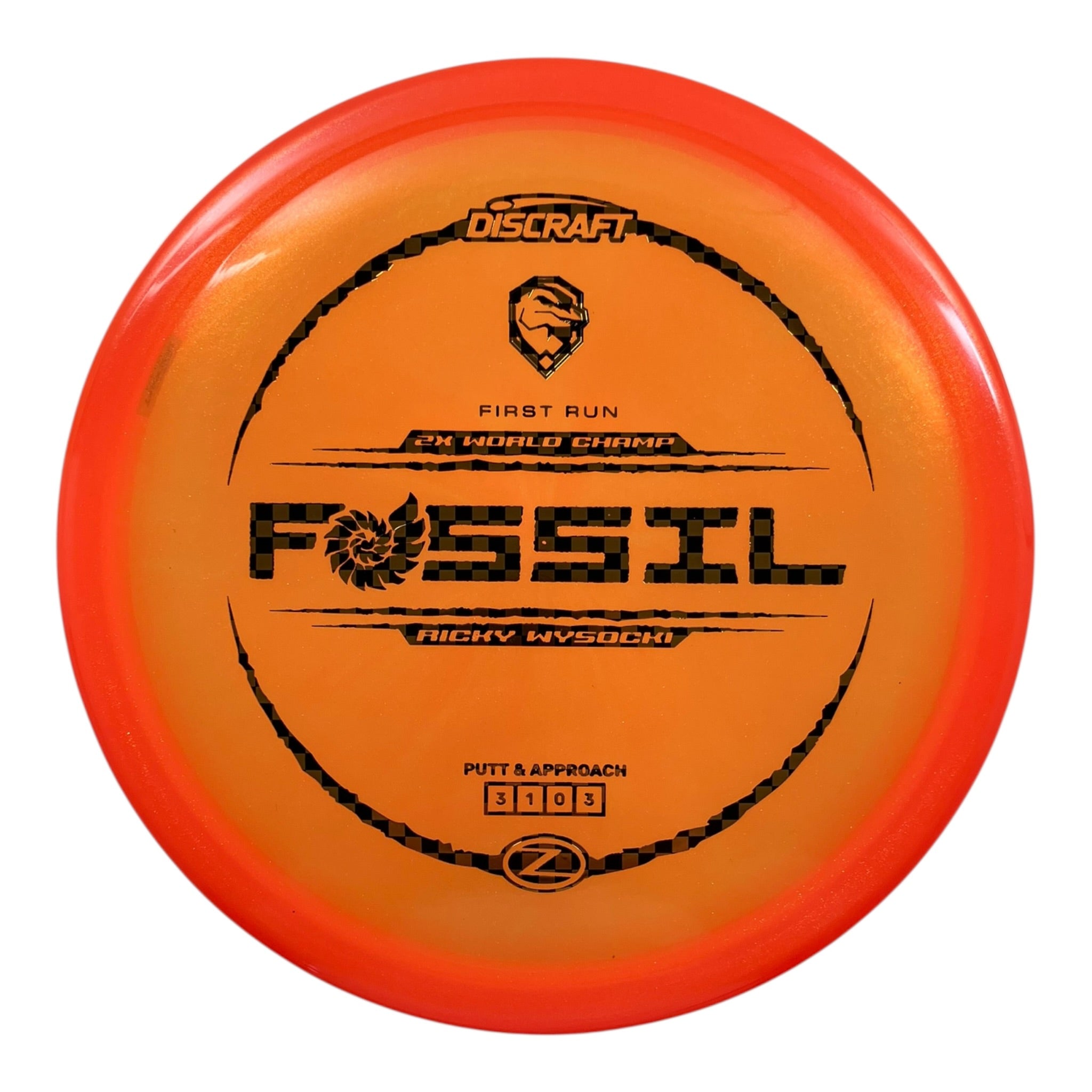 Discraft Fossil | Z Colorshift | Orange/Checkers 174g (First Run) Disc Golf
