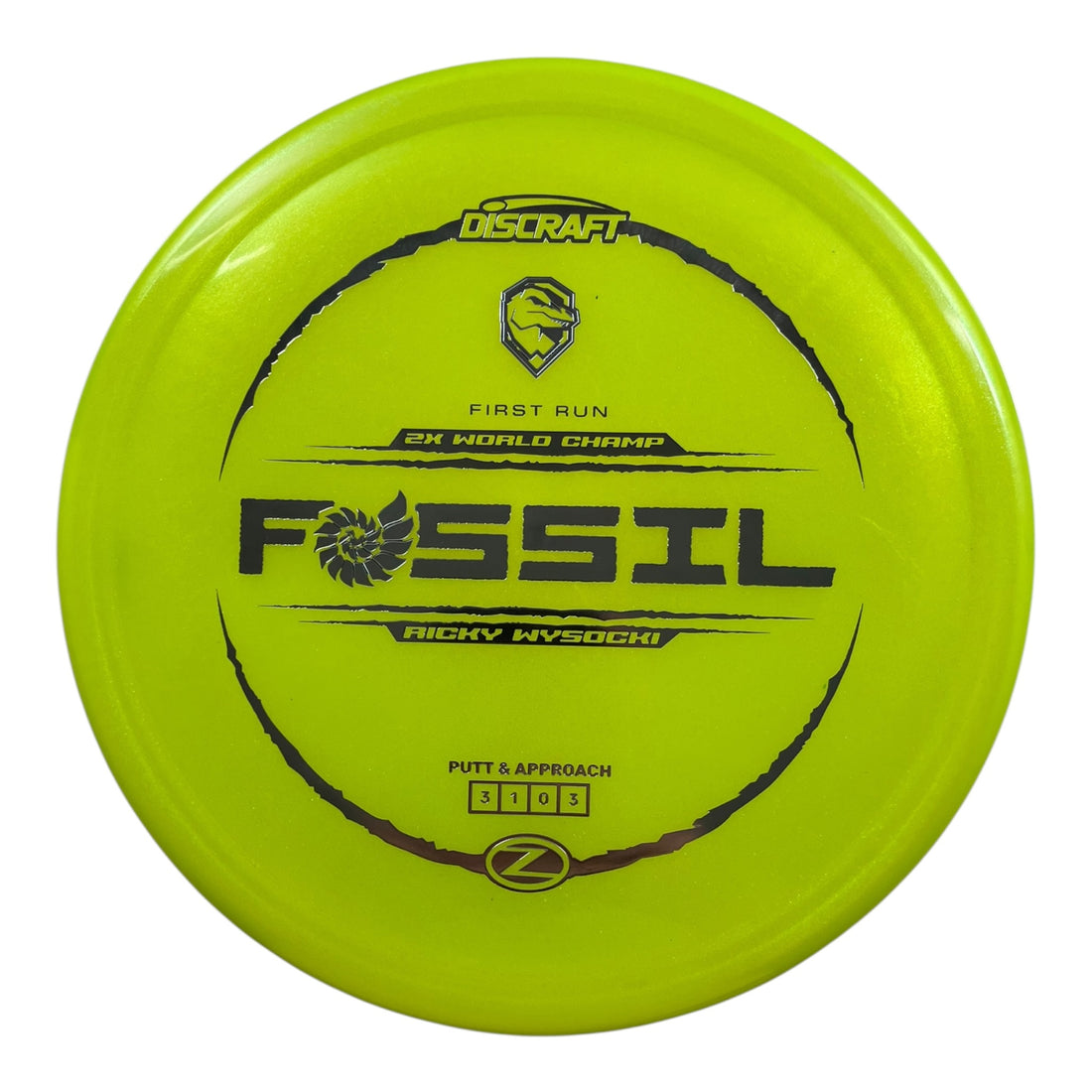 Discraft Fossil | Z Colorshift | Yellow/Silver 174g (First Run) Disc Golf