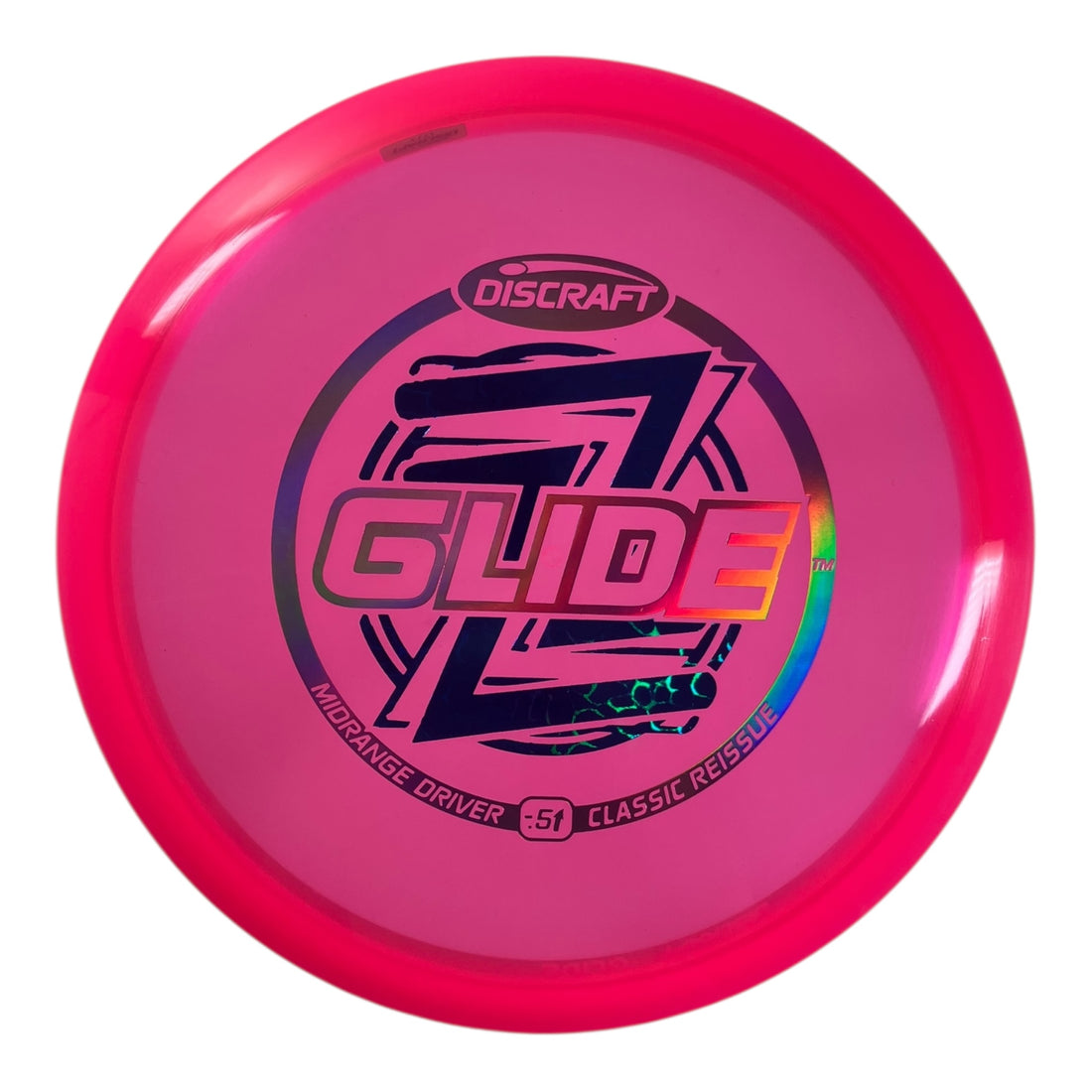 Discraft Glide | Z Line | Pink/Holo/Water 180g (Classic Reissue) Disc Golf