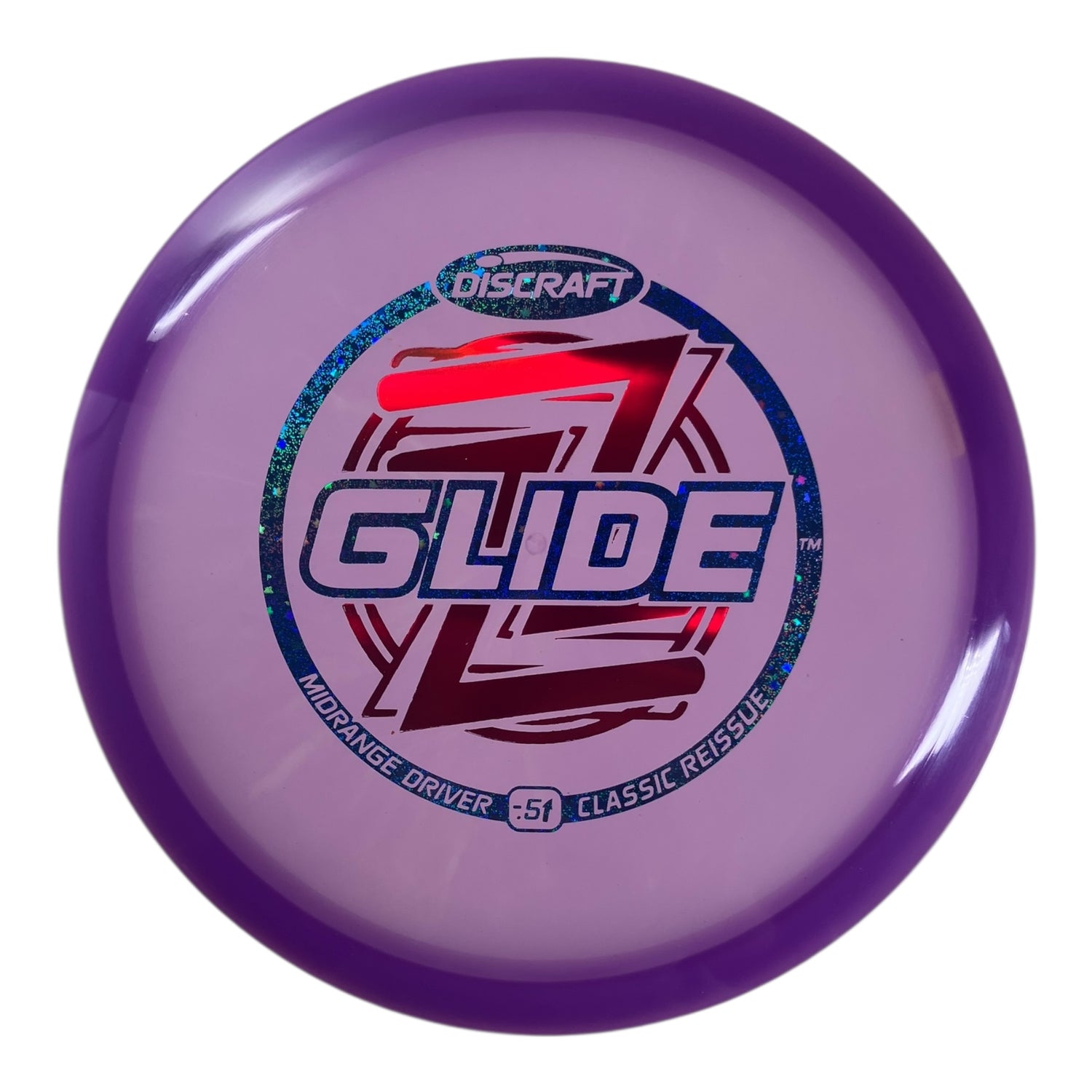 Discraft Glide | Z Line | Purple/Red/Blue Sparkle 180g (Classic Reissue) Disc Golf