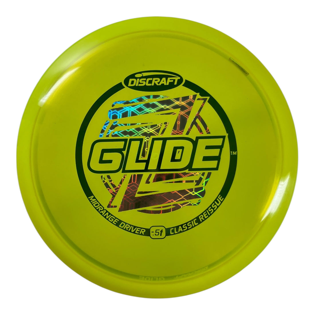 Discraft Glide | Z Line | Yellow/Green/Lasers 176g (Classic Reissue) Disc Golf