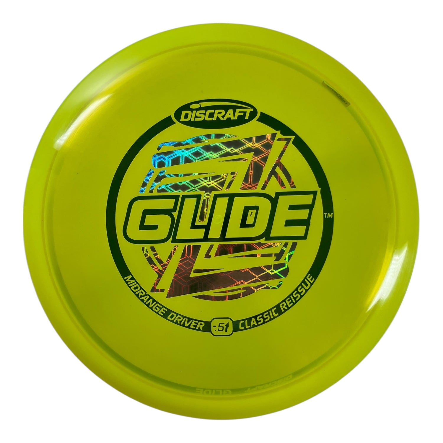 Discraft Glide | Z Line | Yellow/Green/Lasers 176g (Classic Reissue) Disc Golf