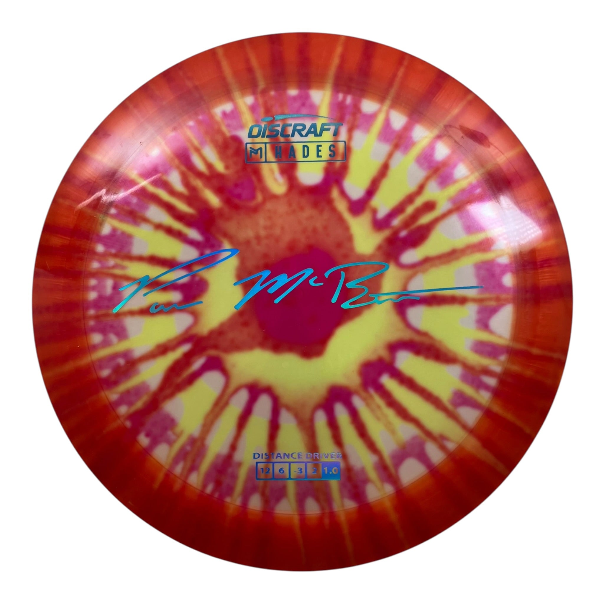 Discraft Hades | Z Line Fly Dye | Orange/Blue 173g (Paul McBeth) Disc Golf