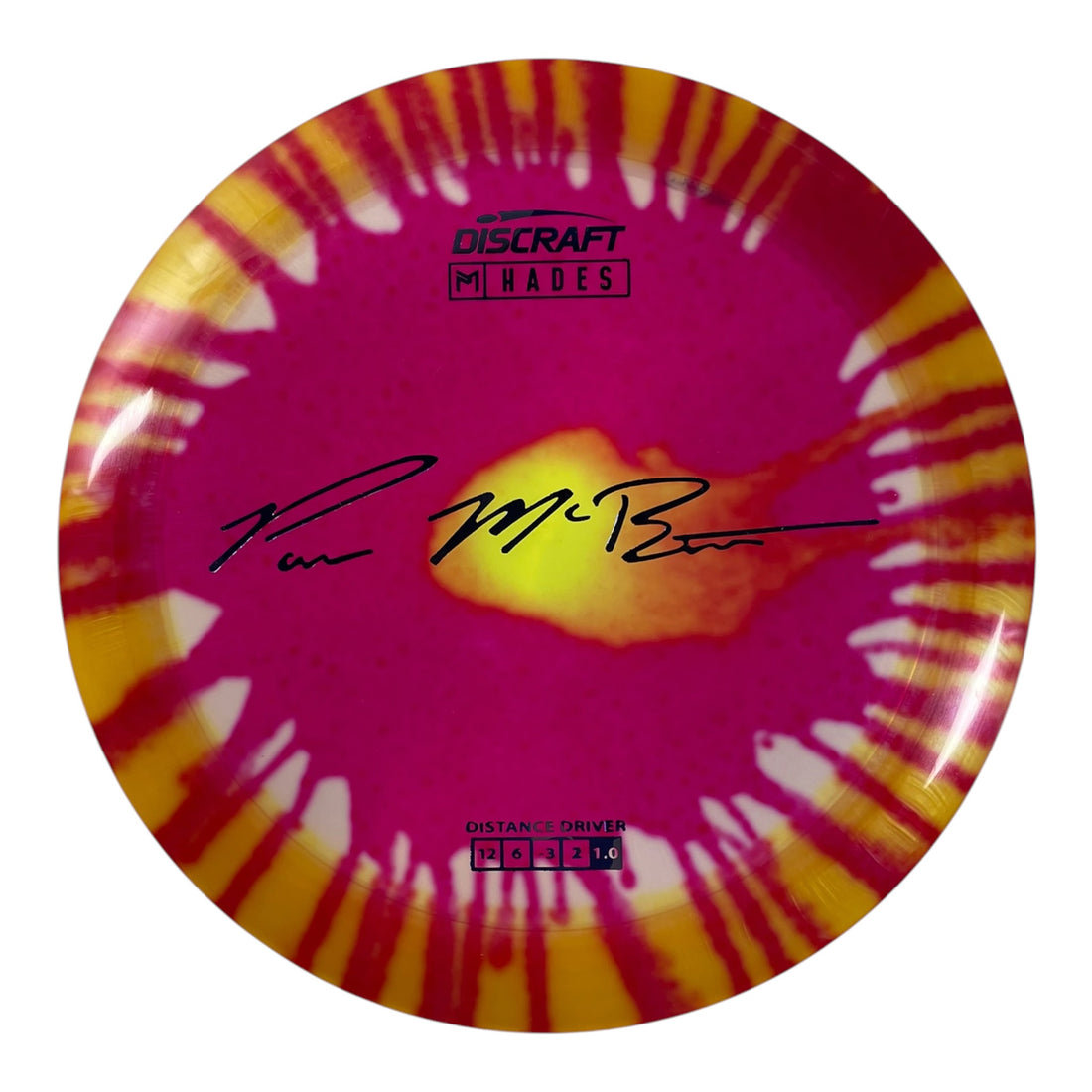 Discraft Hades | Z Line Fly Dye | Pink/Blue 174g (Paul McBeth) Disc Golf