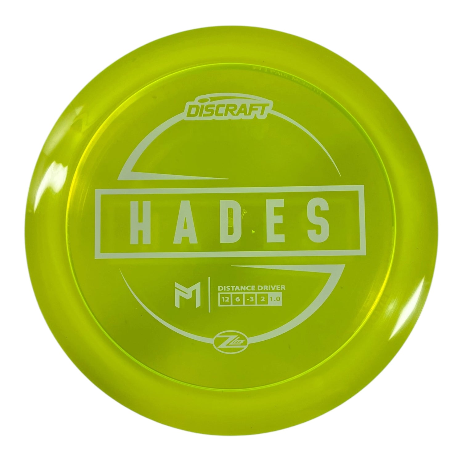 Discraft Hades | Z Lite | Yellow/White 157g (Paul McBeth) Disc Golf