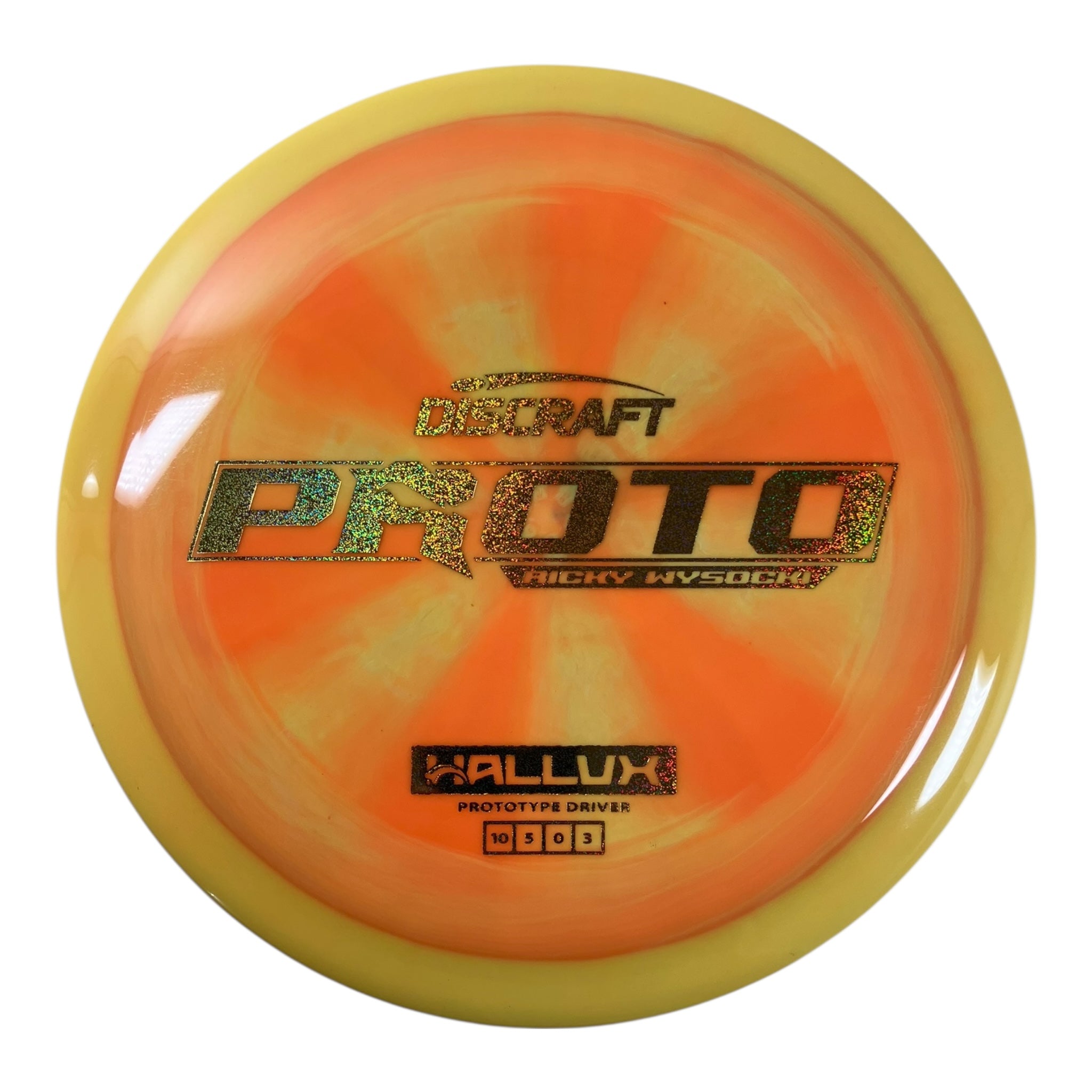 Discraft Hallux | ESP | Orange/Gold Holo 174g (Ricky Wysocki) Disc Golf
