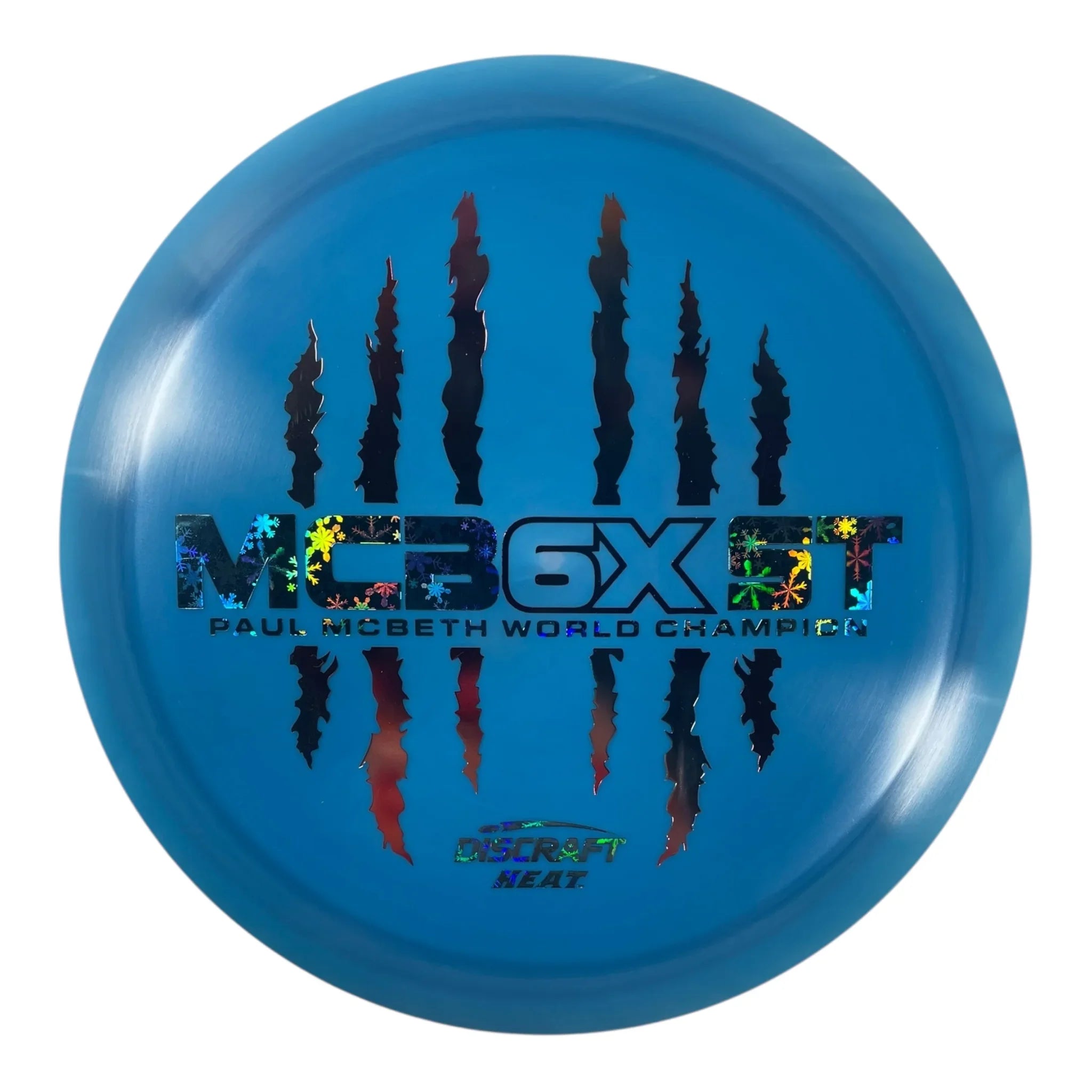 Discraft Heat | ESP | Blue/Multi 174g (Paul McBeth 6x Claw) Disc Golf