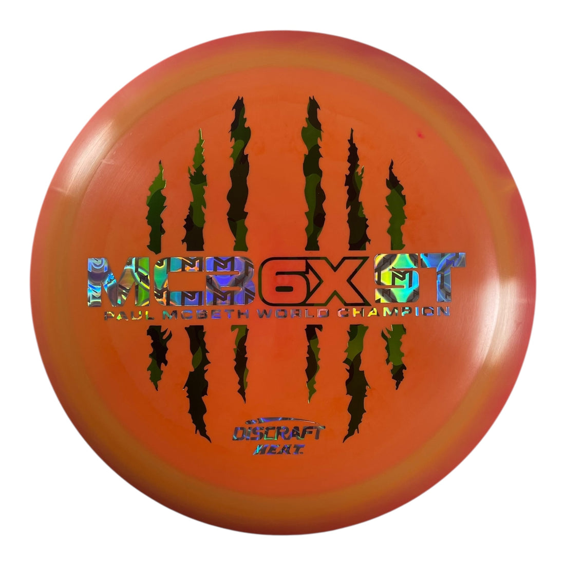 Discraft Heat | ESP | Orange/Camo/McBeth 174g (Paul McBeth 6x Claw) Disc Golf