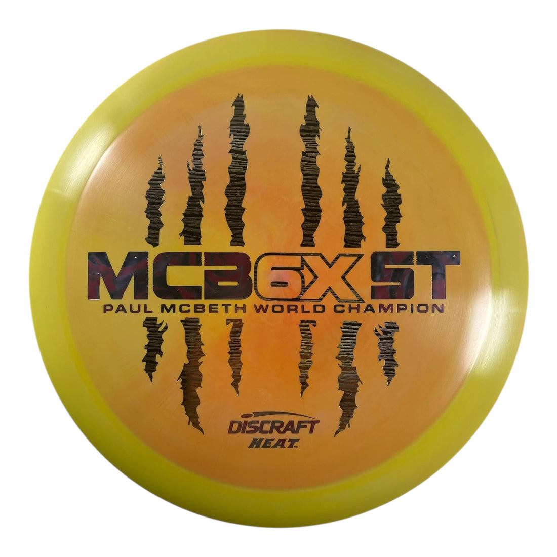 Discraft Heat | ESP | Orange/Gold/Pink 175g (Paul McBeth 6x Claw) Disc Golf