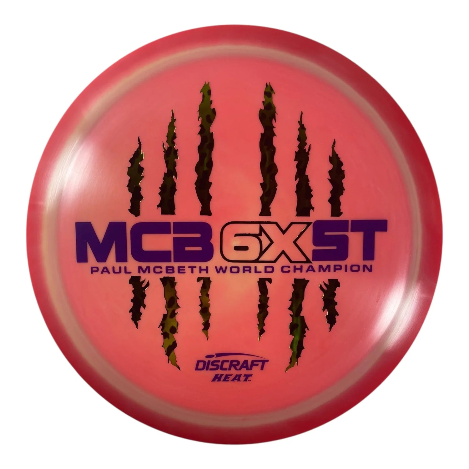 Discraft Heat | ESP | Pink/Cheetah 174g (Paul McBeth 6x Claw) Disc Golf