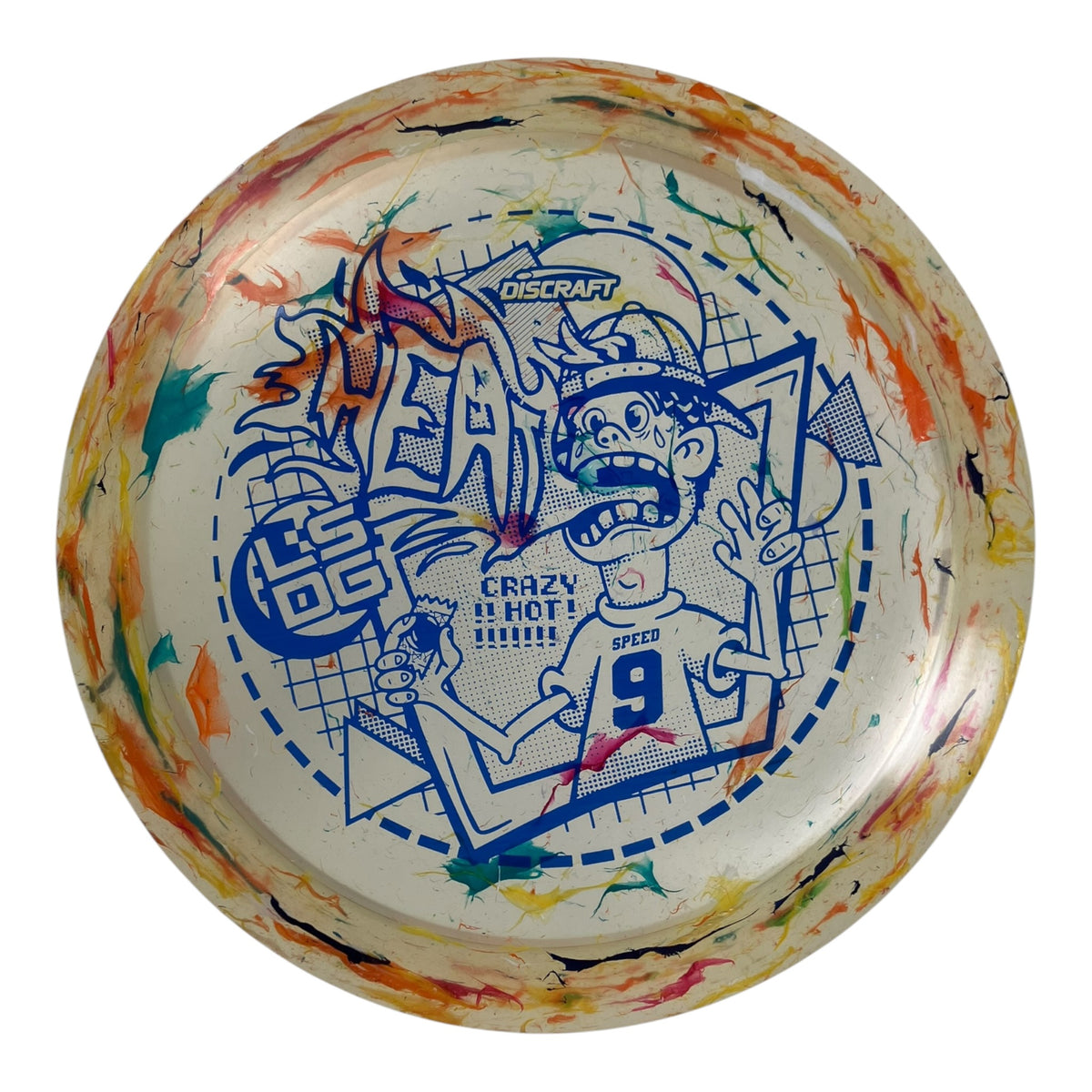 Discraft Heat | Jawbreaker Z FLX | Orange/Blue 173g (Ledgestone) Disc Golf