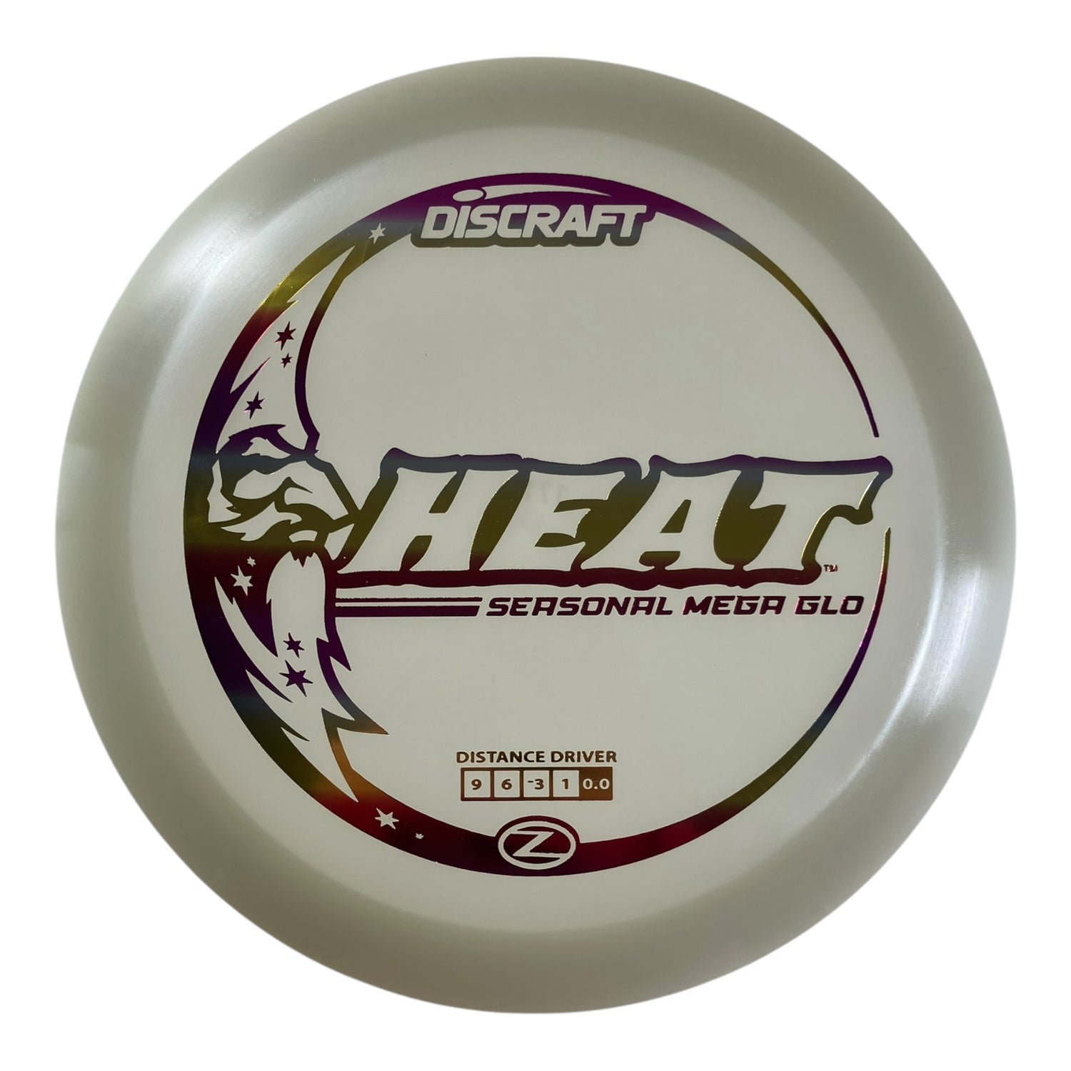 Discraft Heat | Mega-Glo | Glow/Sunset 171g Disc Golf