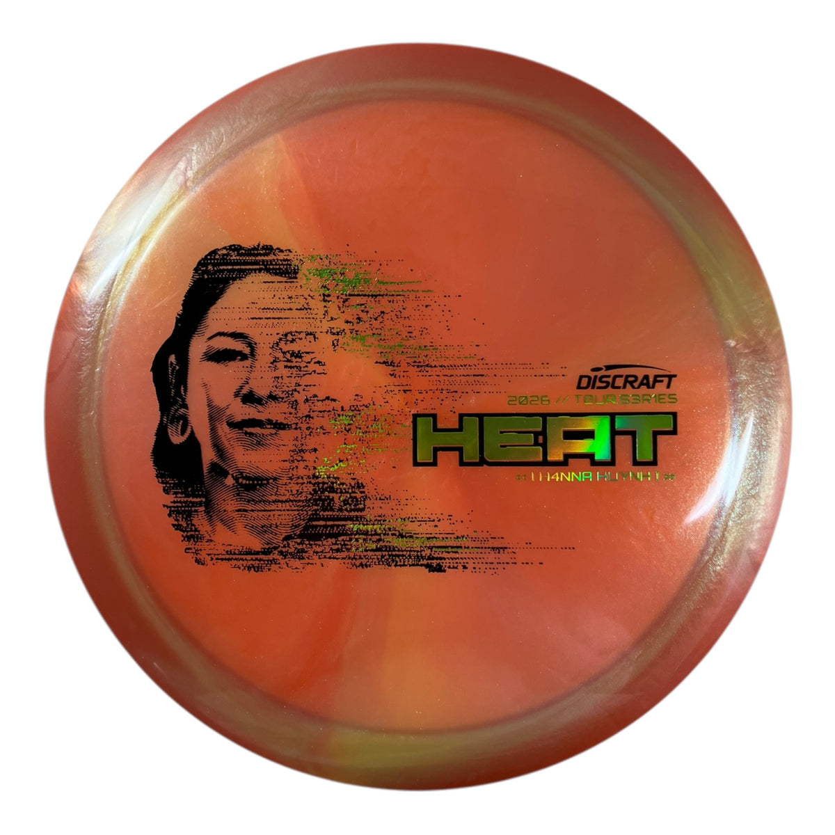 Discraft Heat | Titanium Big Z | Orange/Green 170g (Hanna Huynh 2026 Tour Series) Disc Golf