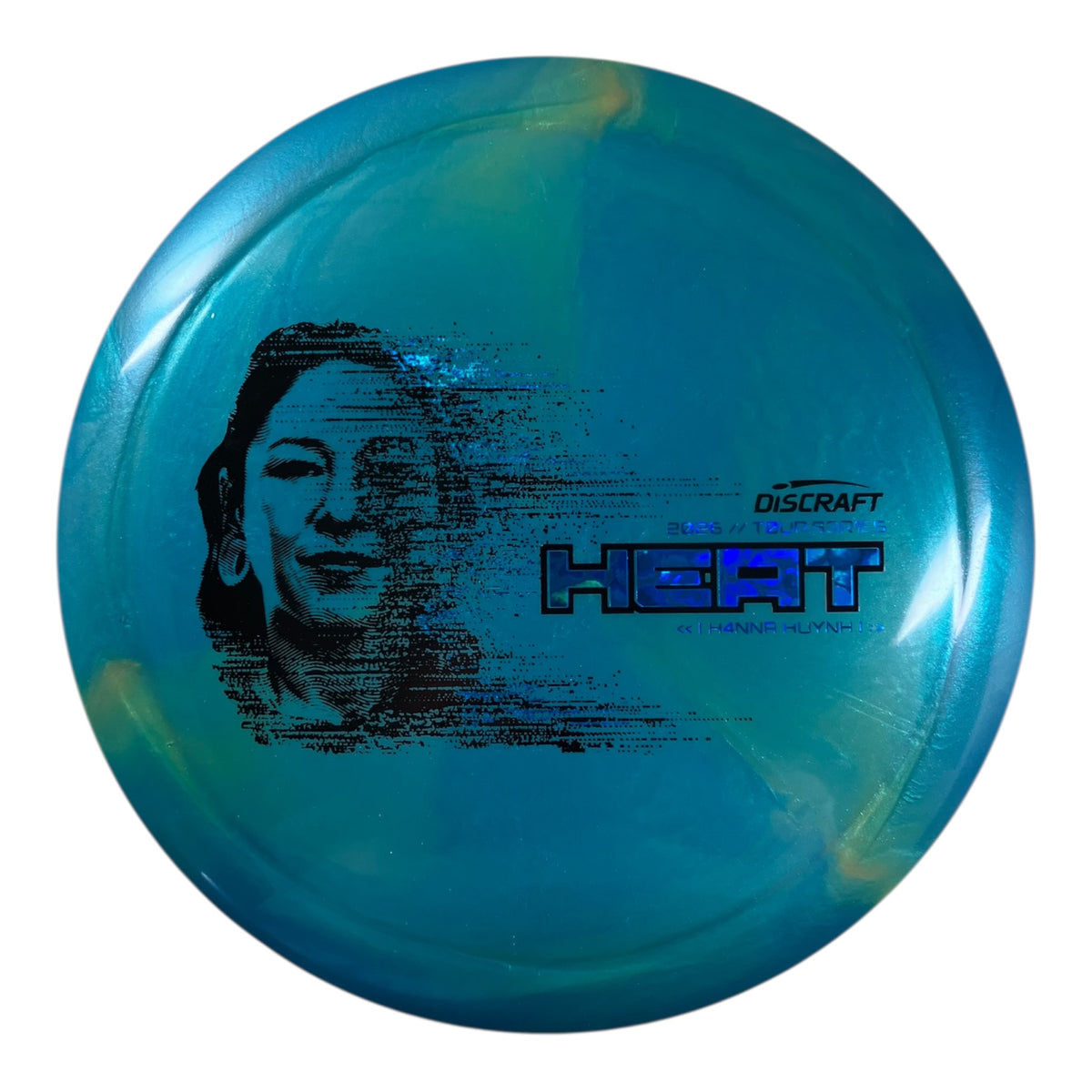Discraft Heat | Titanium Big Z | Teal/Blue 167g (Hanna Huynh 2026 Tour Series) Disc Golf