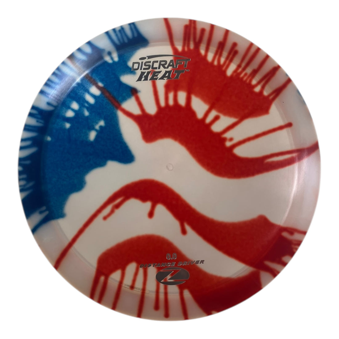 Discraft Heat | Z Line Fly Dye | Red/White/Blue 173g Disc Golf