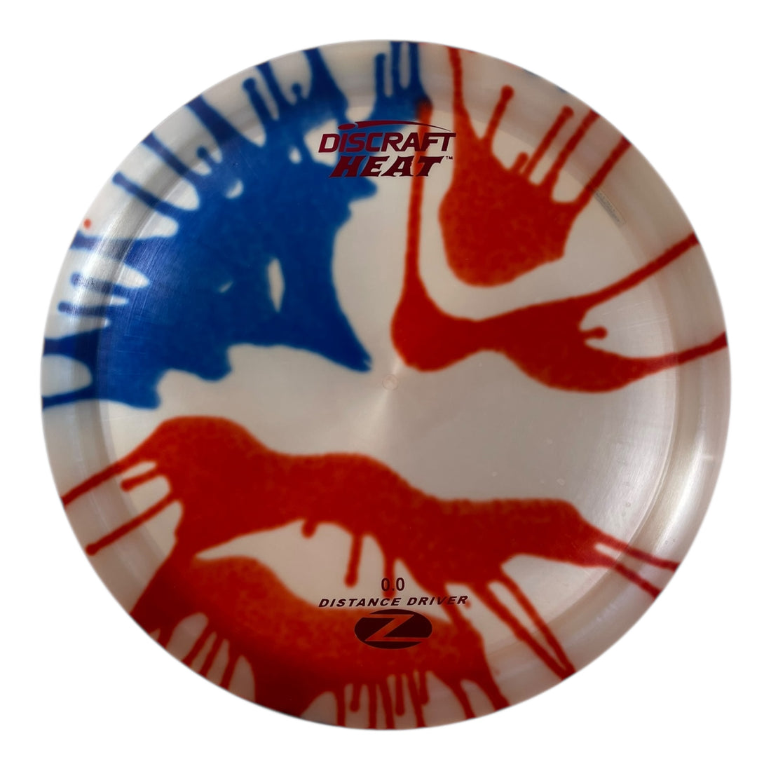 Discraft Heat | Z Line Fly Dye | USA/Red 170g Disc Golf