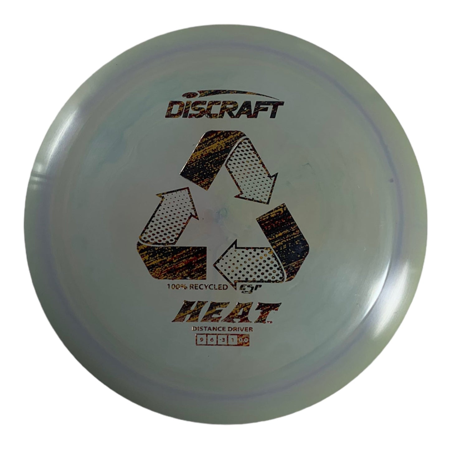 Discraft Heat | Recycled ESP | Green/Silver 167g Disc Golf