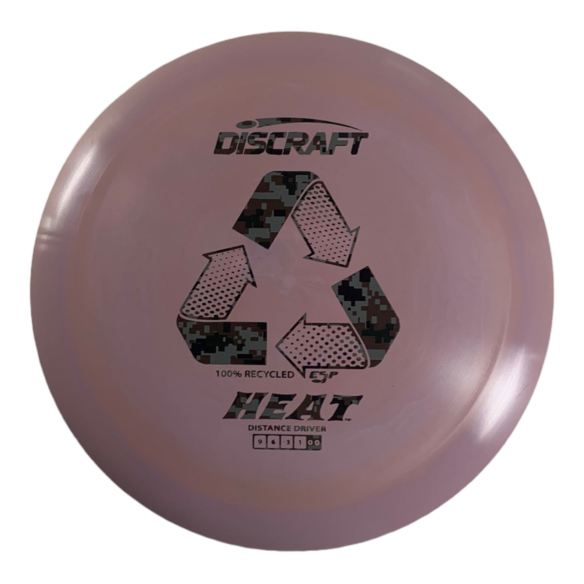 Discraft Heat | Recycled ESP | Purple/Camo 160g Disc Golf