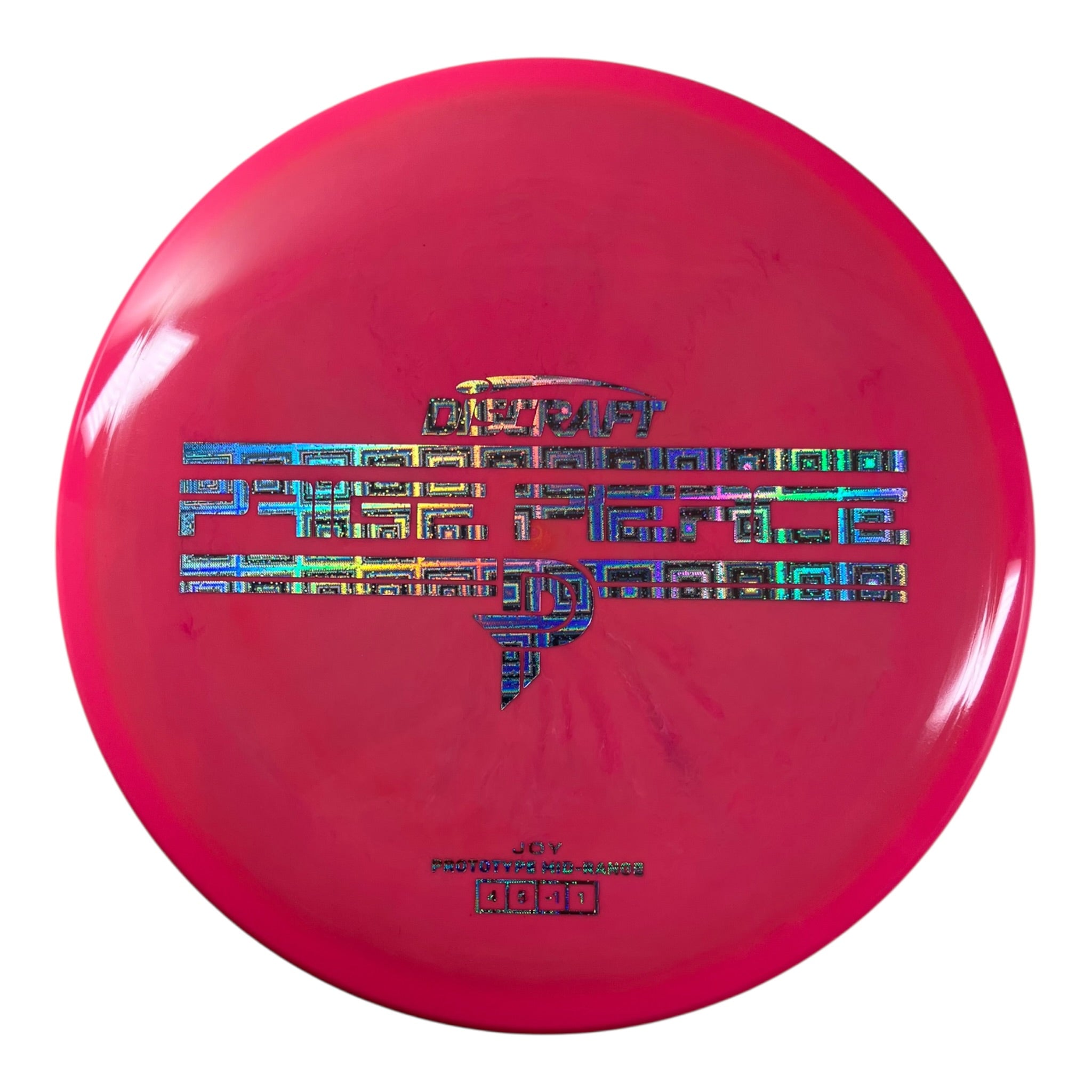 Discraft Joy | ESP | Pink/Squares 167g (Paige Pierce Prototype) Disc Golf