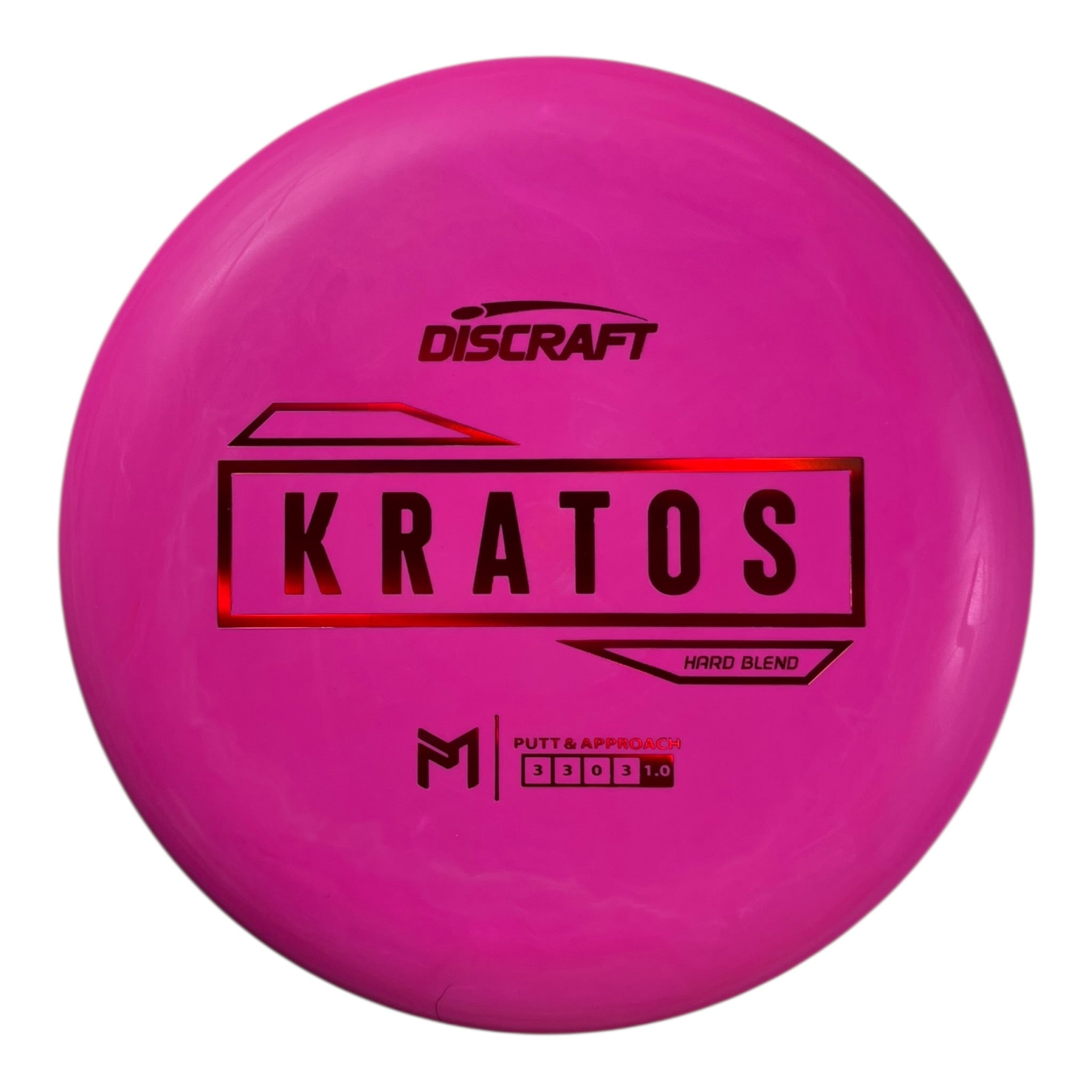 Discraft Kratos | Putter Line Hard | Pink/Red 174g Disc Golf