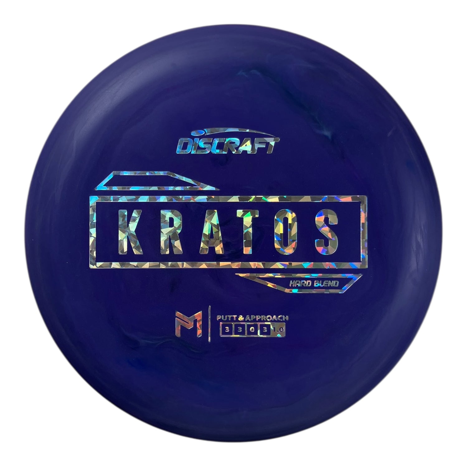 Discraft Kratos | Putter Line Hard | Purple/Silver 171g Disc Golf